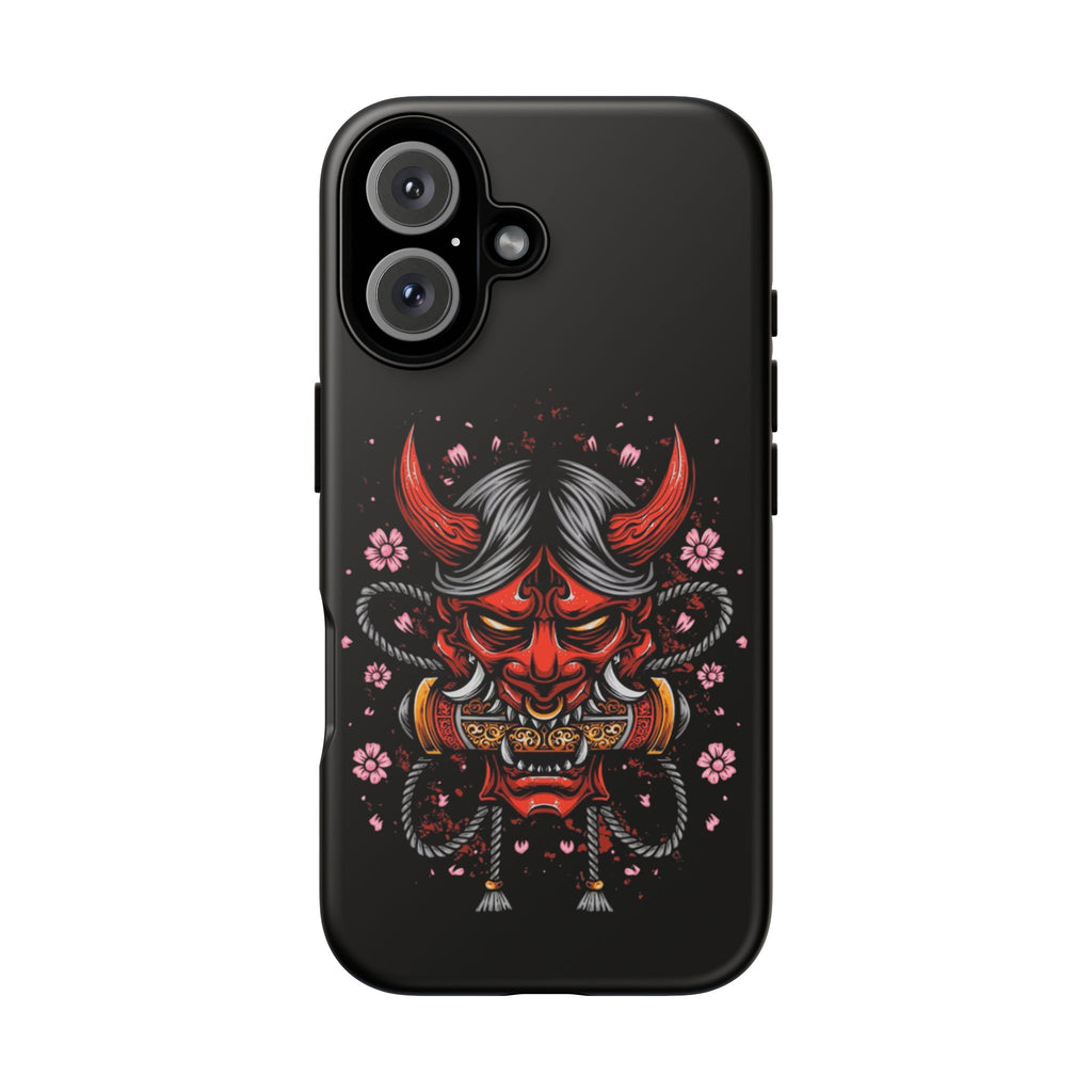 Tough Cases: Fierce Demon Phone Case, Edgy Phone Cover, Protect Your Device, Gift for Anime Fans, Unique Artwork Case