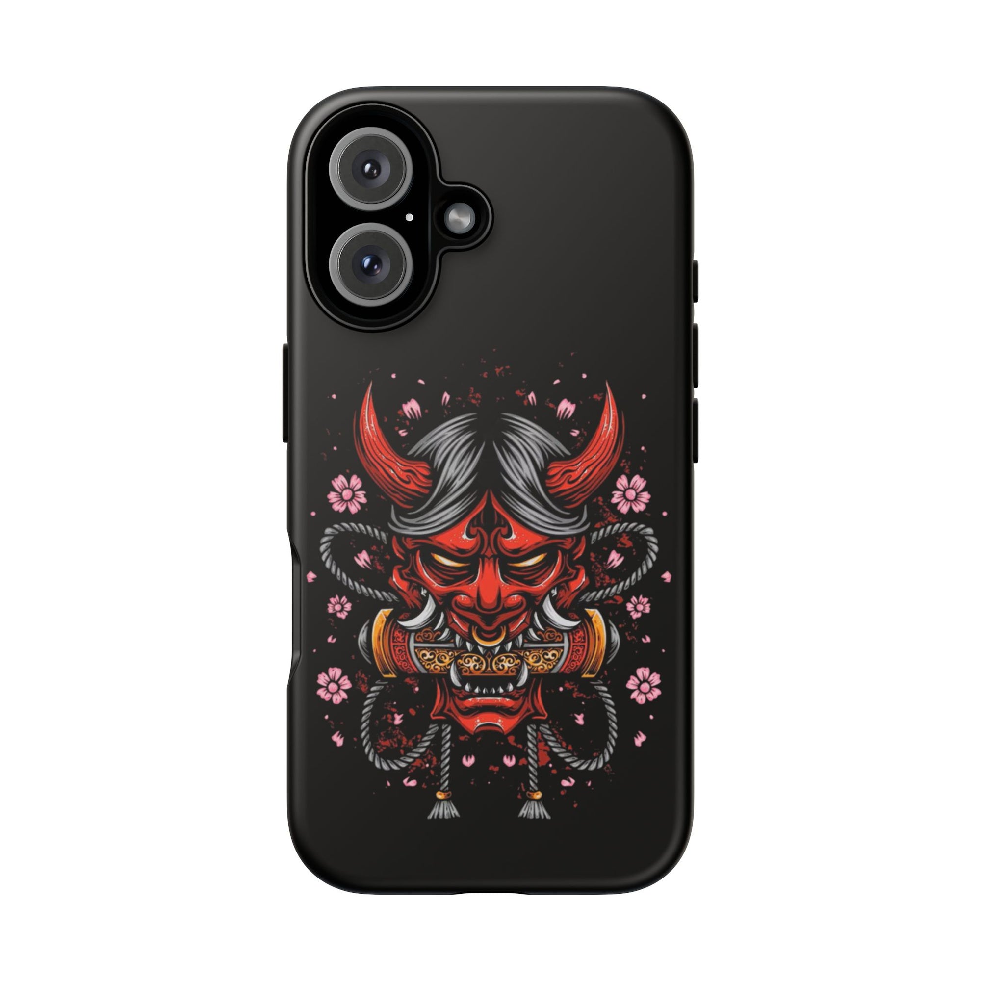 Tough Cases: Fierce Demon Phone Case, Edgy Phone Cover, Protect Your Device, Gift for Anime Fans, Unique Artwork Case