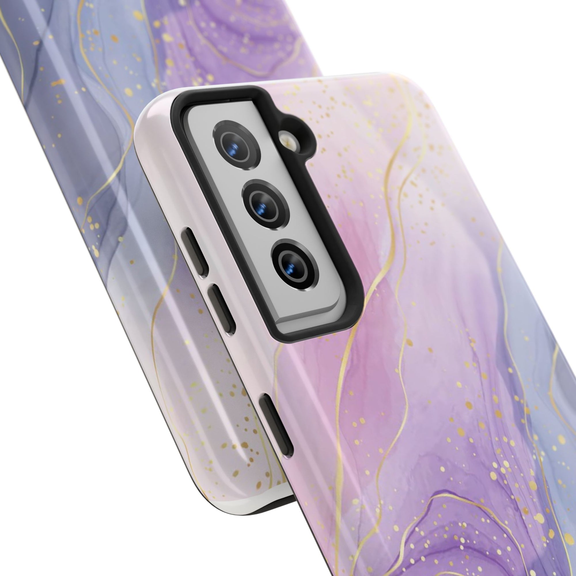 Elegant Abstract Tough Phone Cases for Stylish Protection, Gift for Her, Phone Accessories, Lavender Marble Design, Phone Cover for [...]