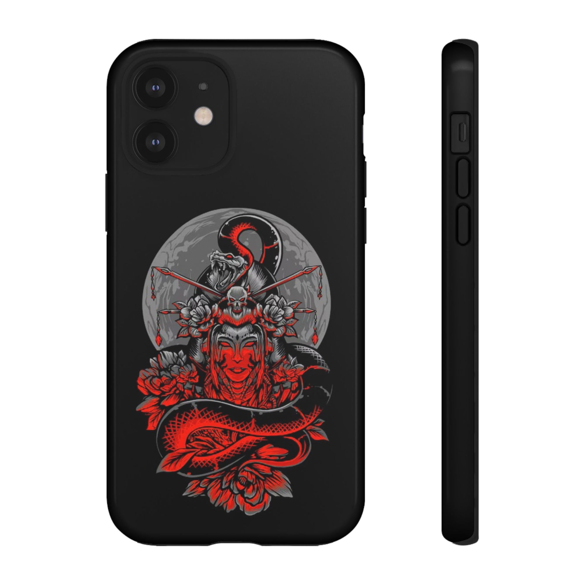 Tough Cases for iPhone, Dragon & Warrior Design, Durable Phone Protection, Perfect Gift for Tech Lovers, Unique Gifting