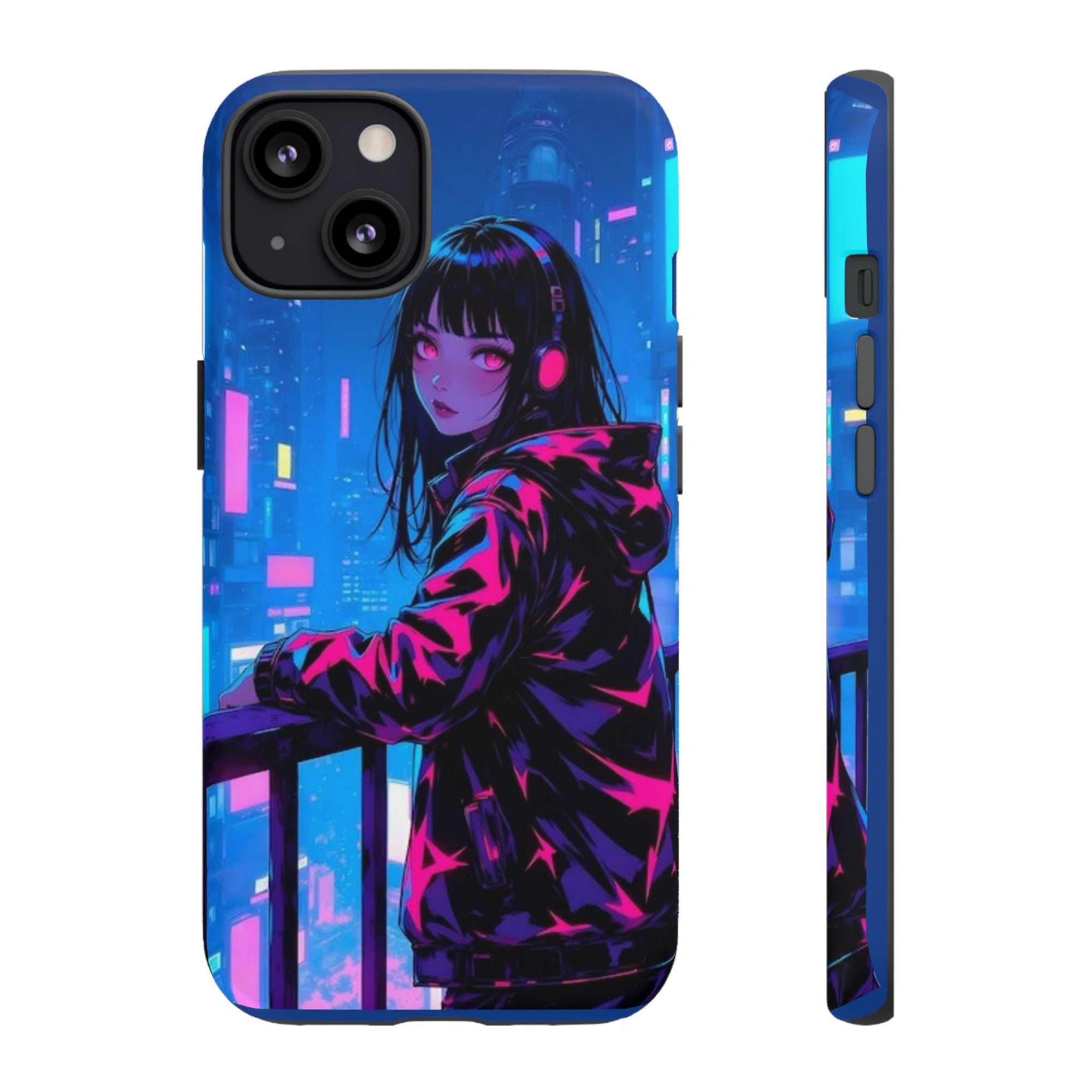 Futuristic Phone Case, Cyberpunk Aesthetic, Tough Phone Cover, Urban Style, Gift for Tech Lovers, Unique Phone Accessories, Streetwear [...]