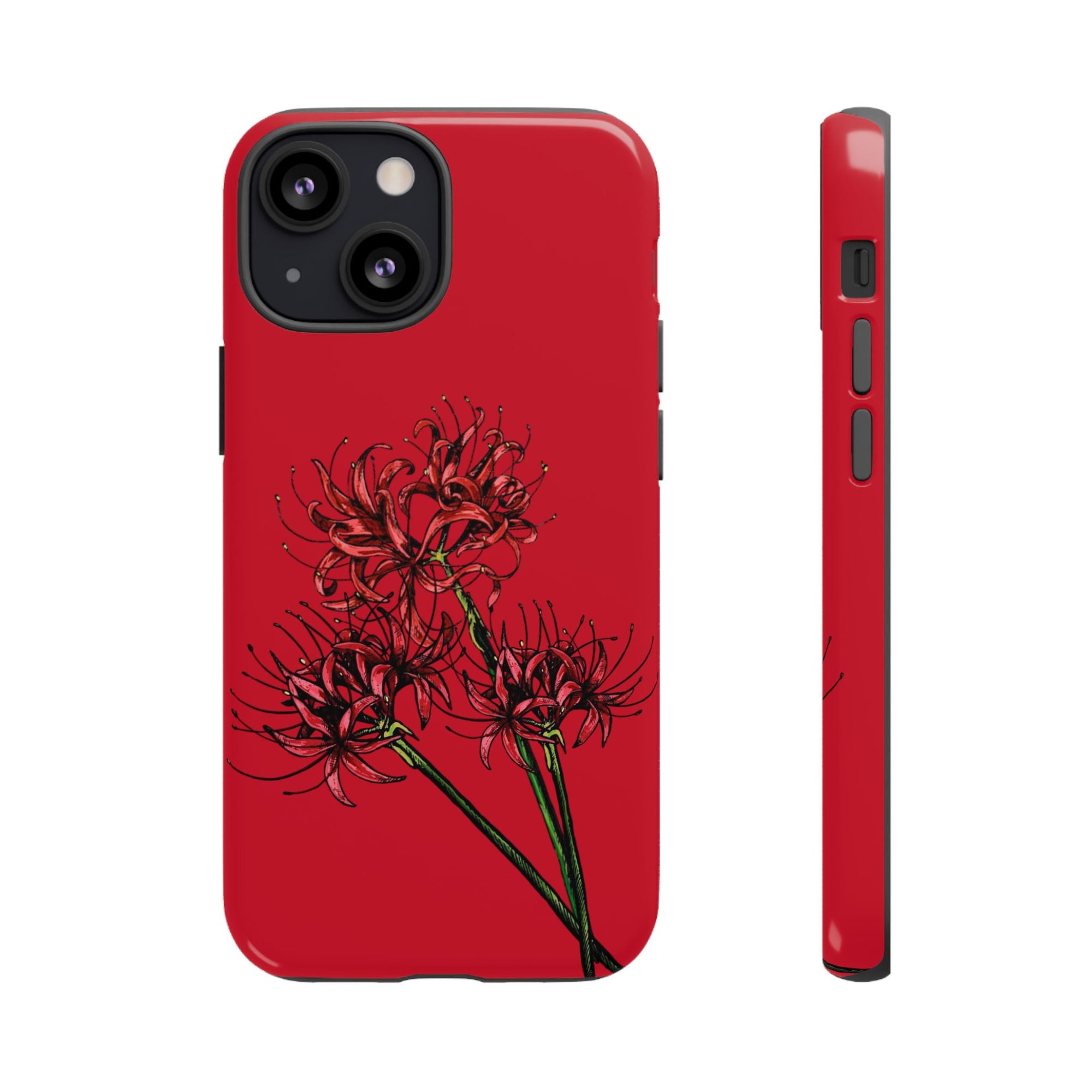 Floral Phone Case, Cute Durable Case for Plants Lovers, Stylish Tech Accessories, Gift for Her, Autumn Decor