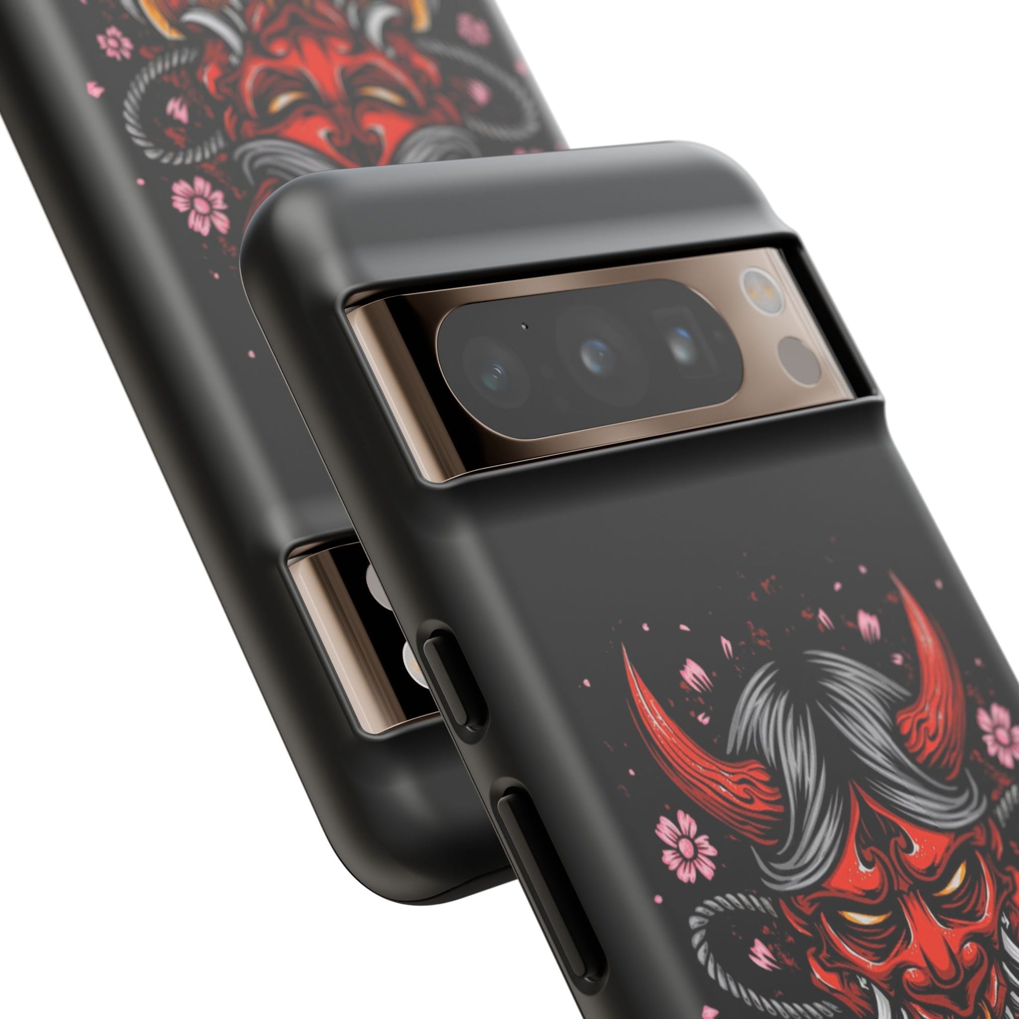 Tough Cases: Fierce Demon Phone Case, Edgy Phone Cover, Protect Your Device, Gift for Anime Fans, Unique Artwork Case