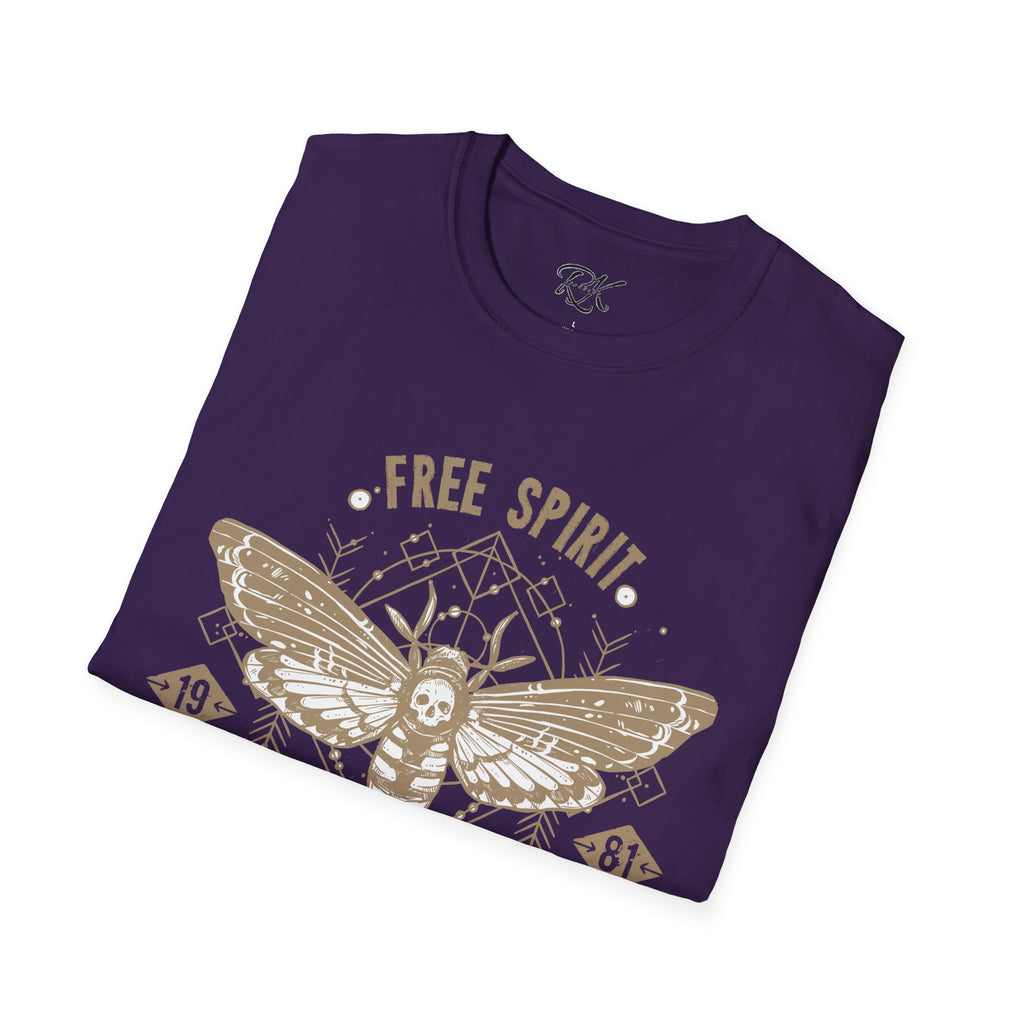 Free Spirit Wild Heart Unisex T-Shirt, Boho Graphic Tee, Nature Lover Shirt, Gift for Adventurers, Casual Wear, Everyday Comfort