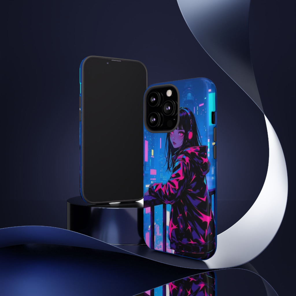 Futuristic Phone Case, Cyberpunk Aesthetic, Tough Phone Cover, Urban Style, Gift for Tech Lovers, Unique Phone Accessories, Streetwear [...]