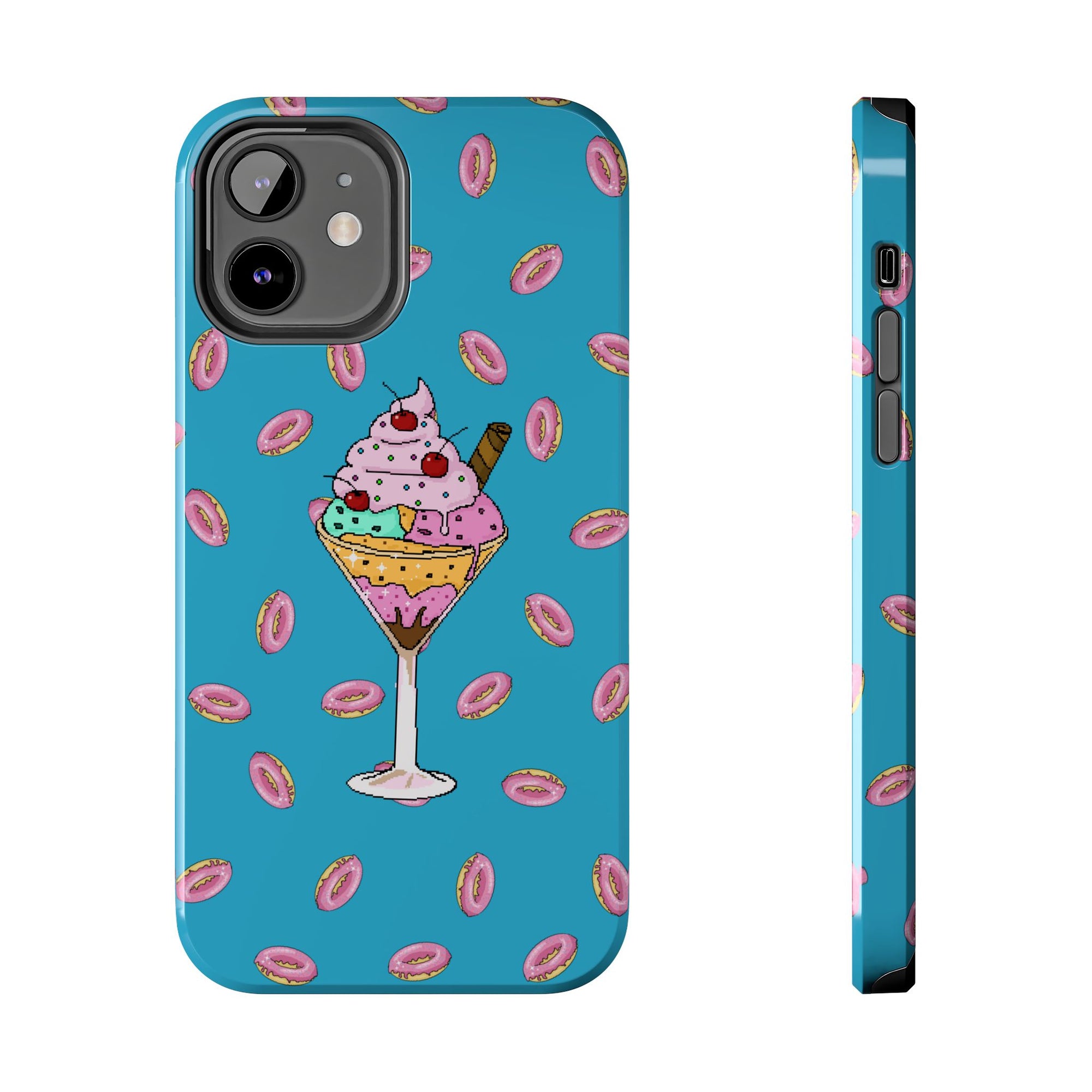 Cute Dessert Phone Cases, Fun iPhone Covers, Quirky Phone Accessories, Donut Lovers Gift, Ice Cream Phone Protector
