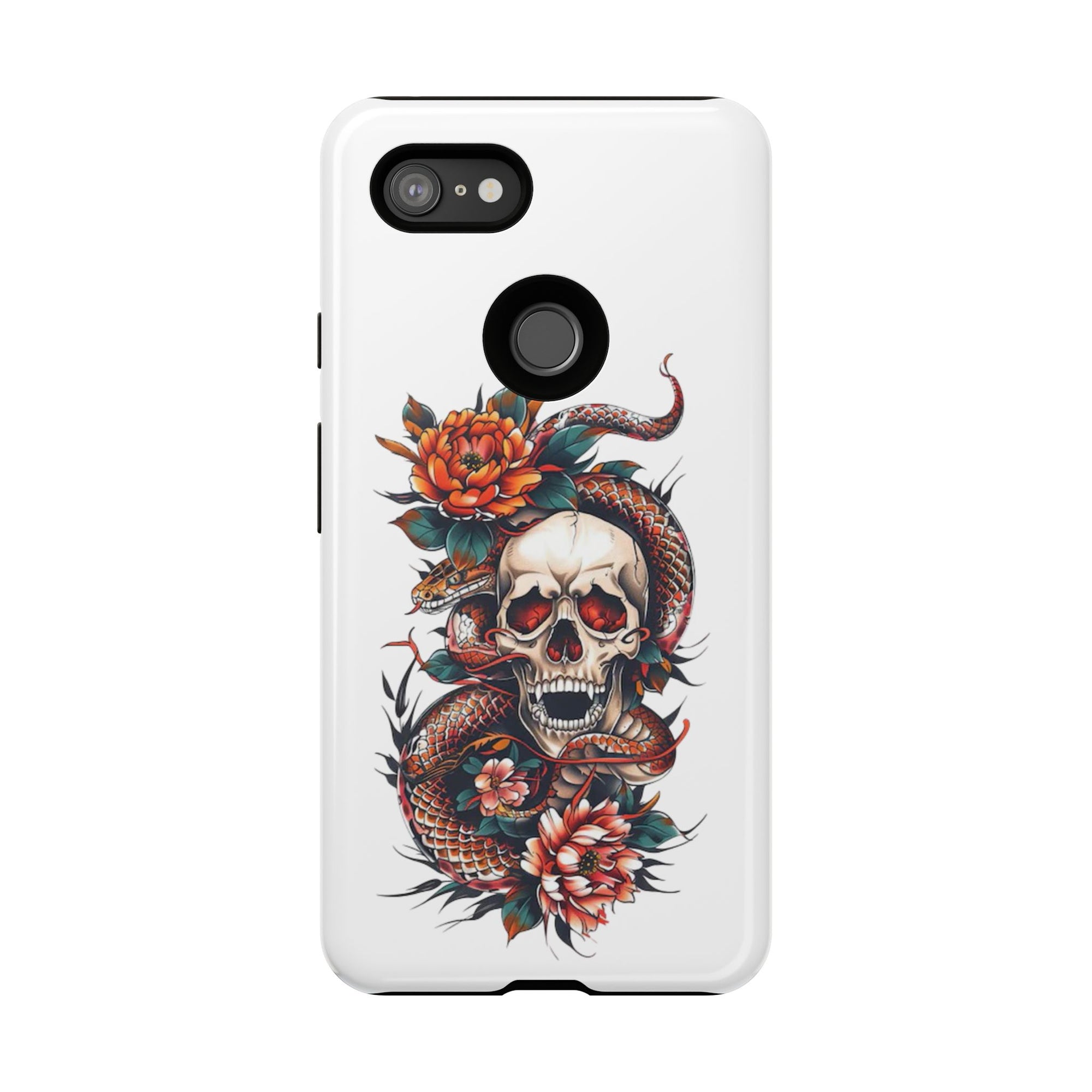 Tough Cases: Skull and Snake Phone Cases, Edgy Accessories, Alternative Fashion, Quirky Gift Ideas, Gothic Style
