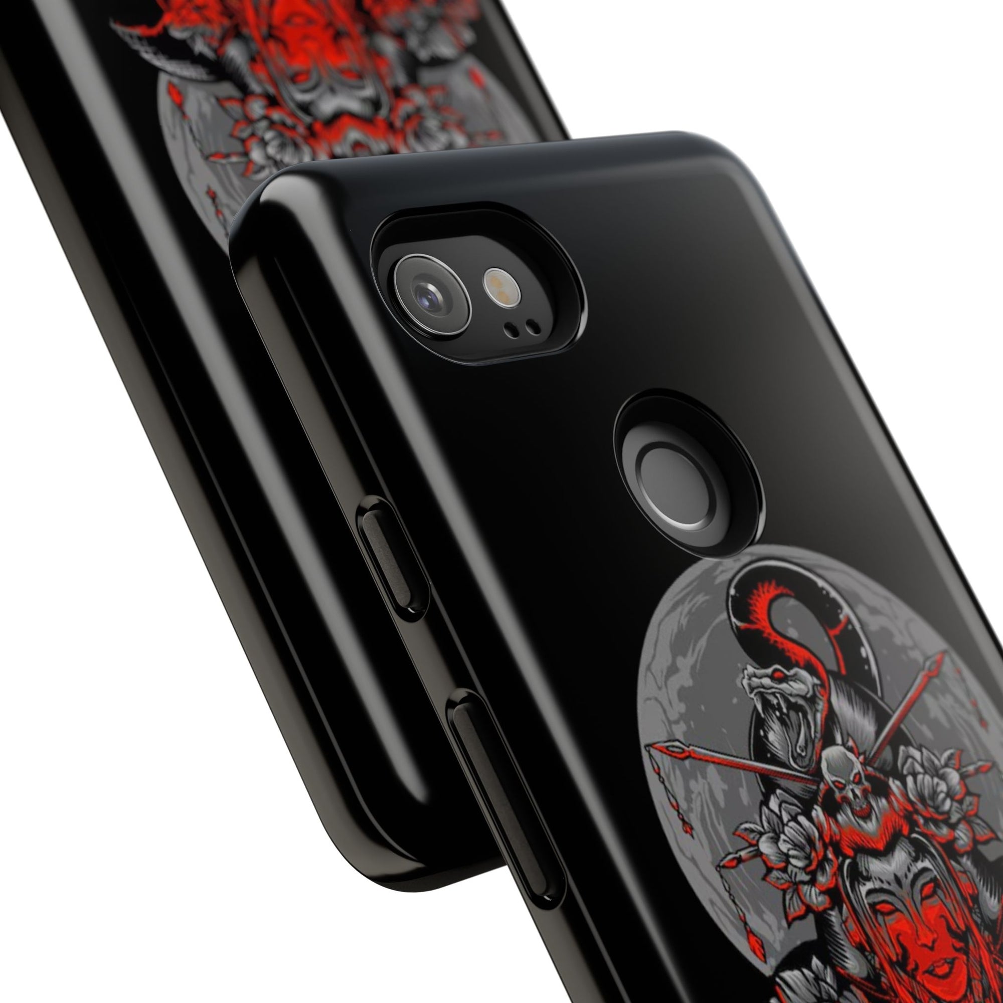 Tough Cases for iPhone, Dragon & Warrior Design, Durable Phone Protection, Perfect Gift for Tech Lovers, Unique Gifting