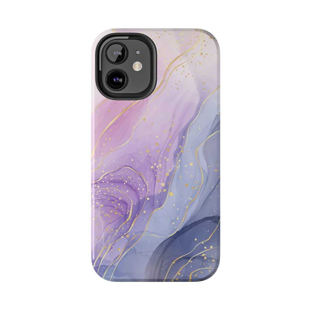 Elegant Abstract Tough Phone Cases for Stylish Protection, Gift for Her, Phone Accessories, Lavender Marble Design, Phone Cover for [...]