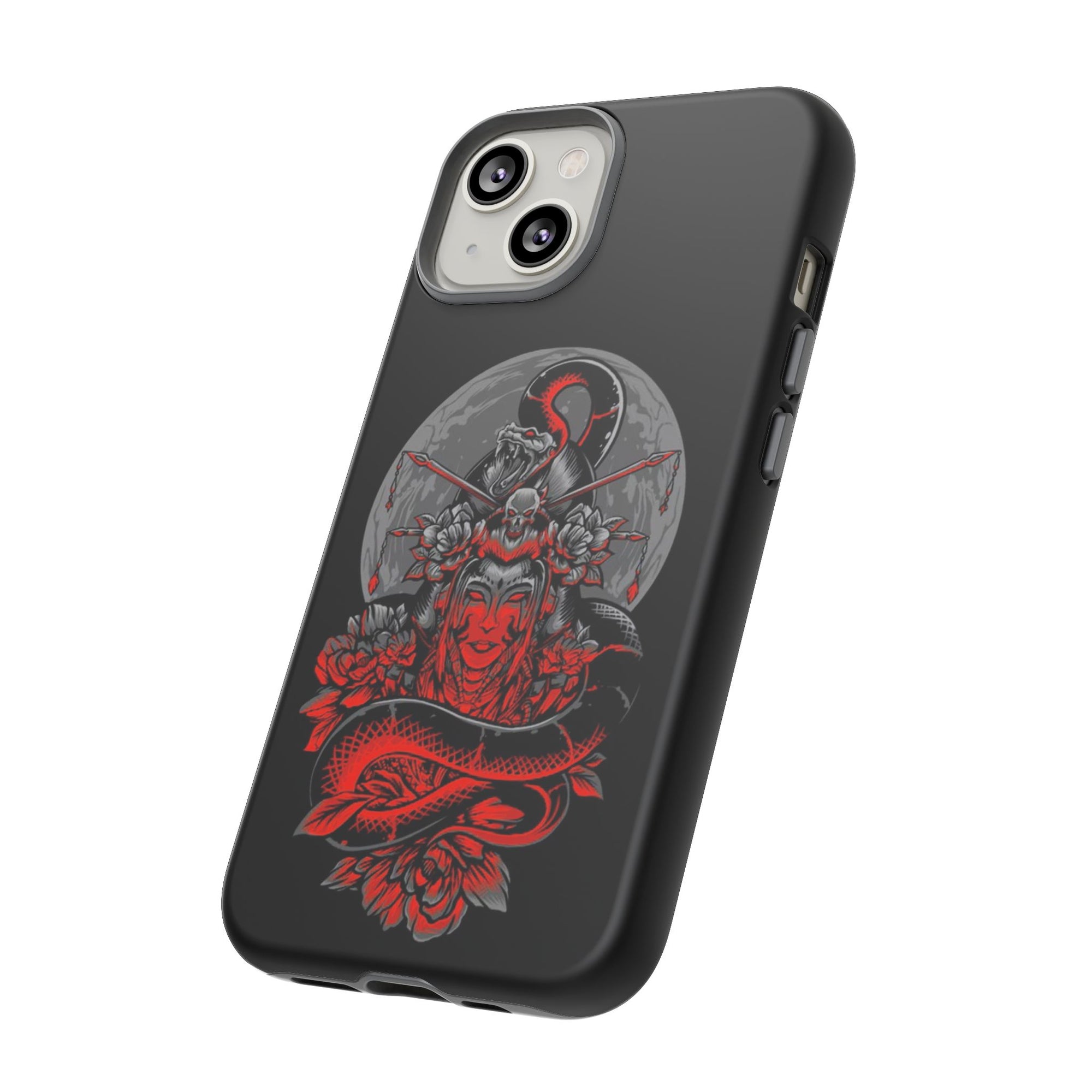 Tough Cases for iPhone, Dragon & Warrior Design, Durable Phone Protection, Perfect Gift for Tech Lovers, Unique Gifting