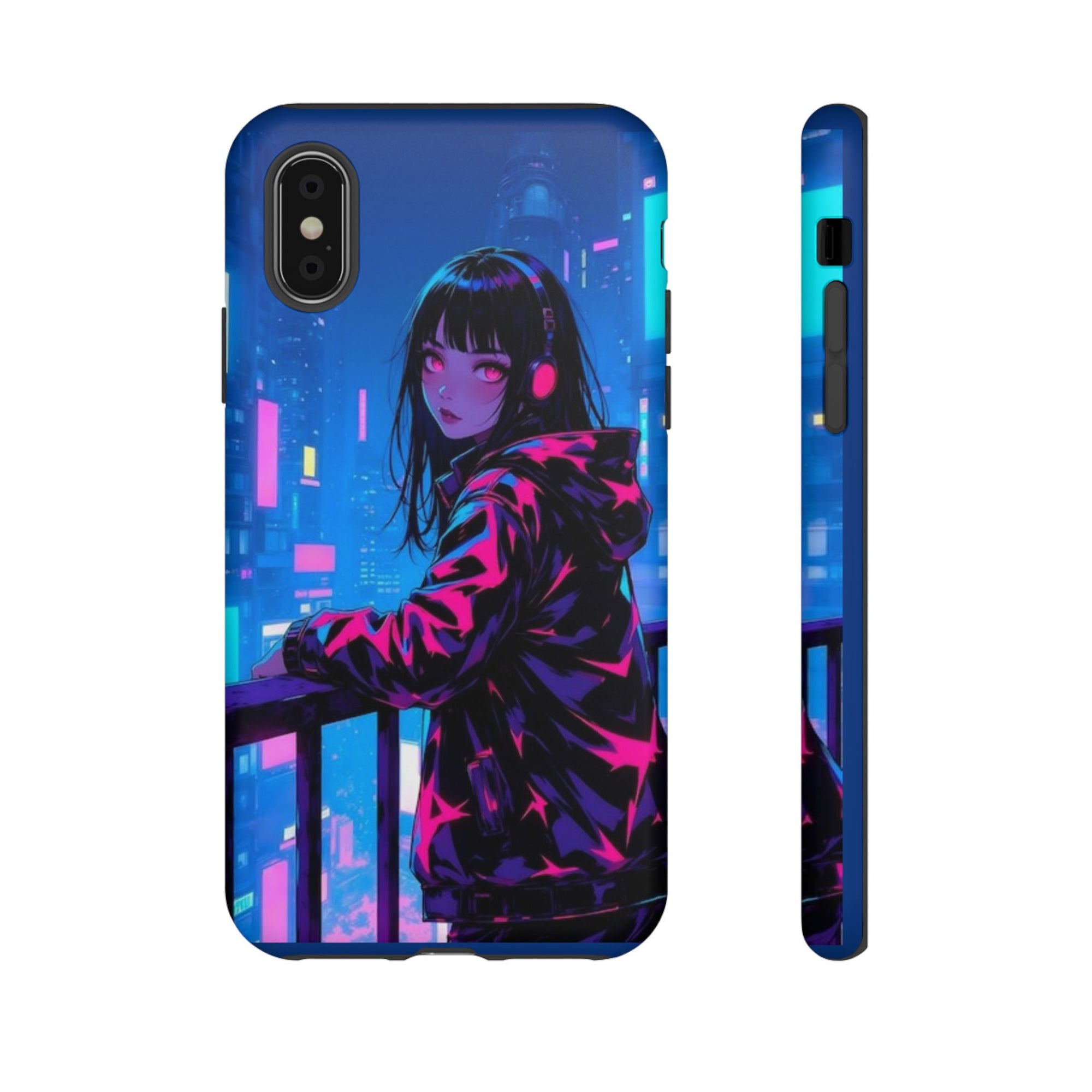 Futuristic Phone Case, Cyberpunk Aesthetic, Tough Phone Cover, Urban Style, Gift for Tech Lovers, Unique Phone Accessories, Streetwear [...]