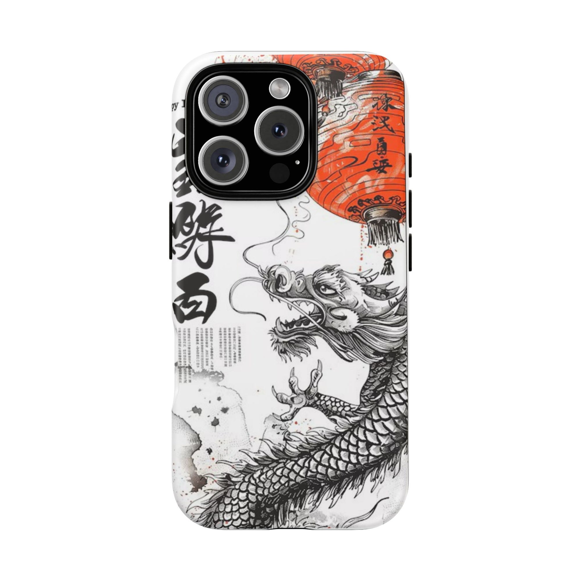 Dragon Design Phone Case, Tough Cases with Chinese Art for Unique Style, Gift for Art Lovers, Phone Protection, Trendy Accessories