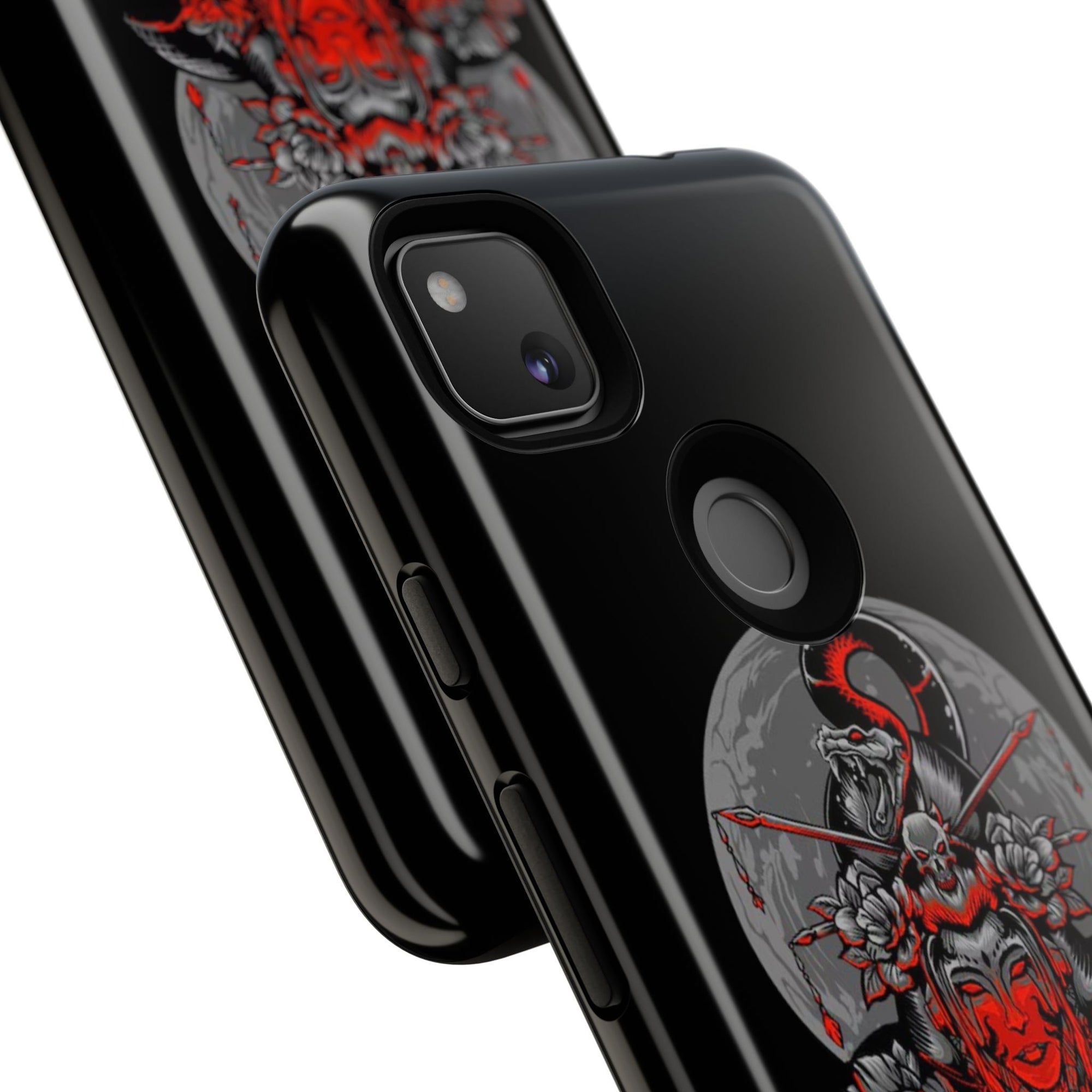 Tough Cases for iPhone, Dragon & Warrior Design, Durable Phone Protection, Perfect Gift for Tech Lovers, Unique Gifting