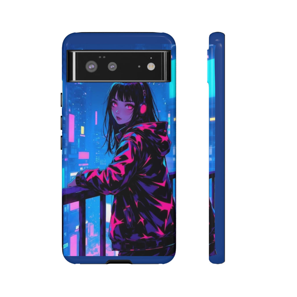 Futuristic Phone Case, Cyberpunk Aesthetic, Tough Phone Cover, Urban Style, Gift for Tech Lovers, Unique Phone Accessories, Streetwear [...]