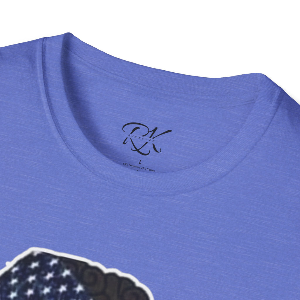 Patriotic Graphic T-Shirt, Unisex Softstyle Tee, Independence Day Gift, Freedom Apparel, Americana Clothing