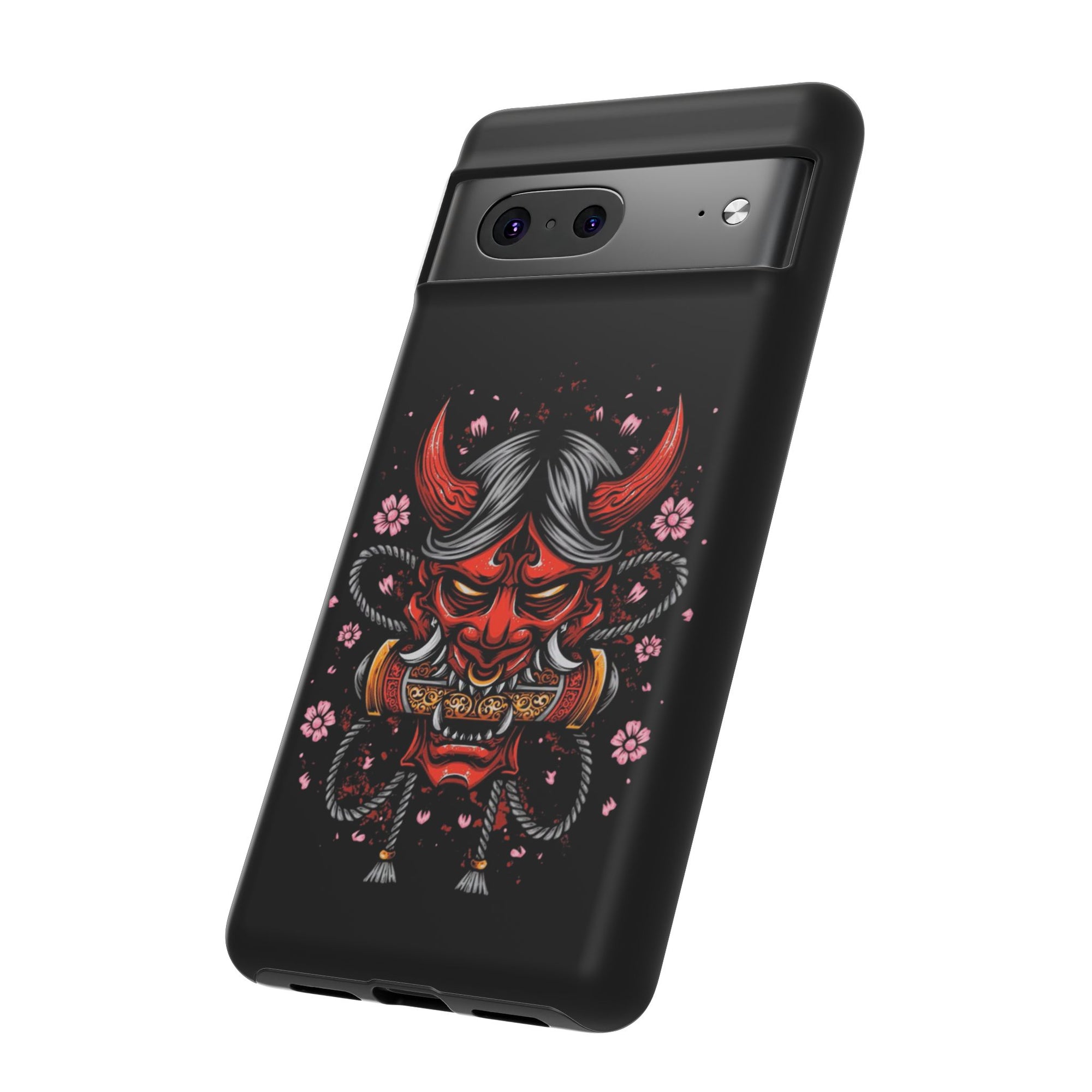 Tough Cases: Fierce Demon Phone Case, Edgy Phone Cover, Protect Your Device, Gift for Anime Fans, Unique Artwork Case