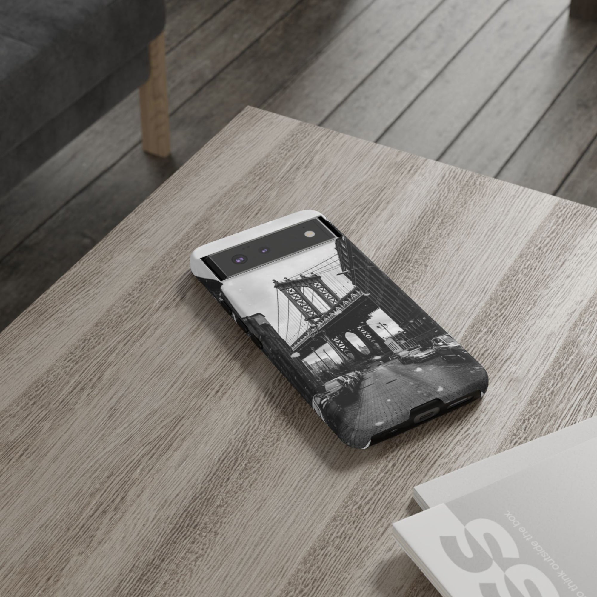 Black and White Phone Case with Iconic Bridge Design, Tough Cases for Photography Lovers, Unique Gift for Travelers, Stylish Everyday [...]
