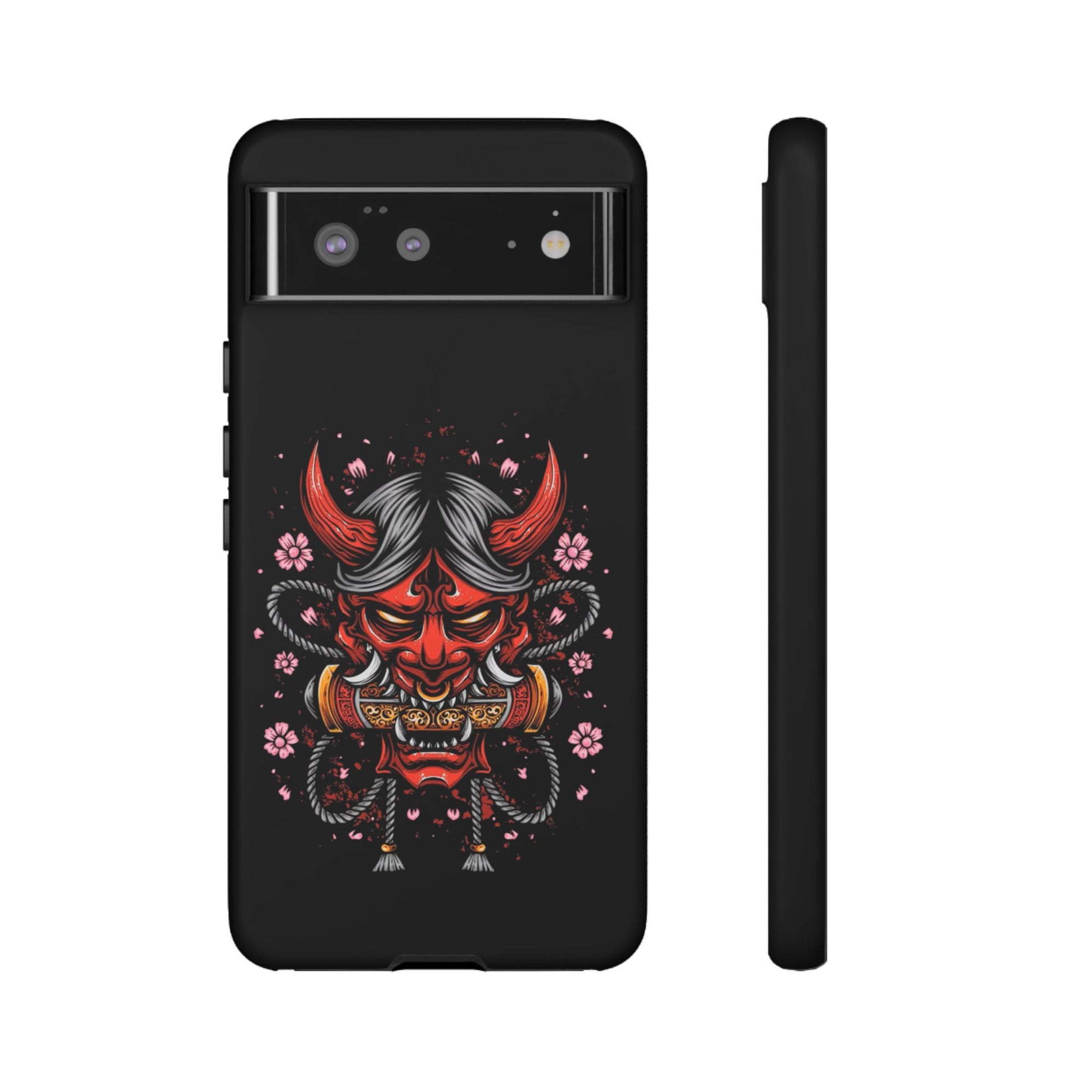 Tough Cases: Fierce Demon Phone Case, Edgy Phone Cover, Protect Your Device, Gift for Anime Fans, Unique Artwork Case