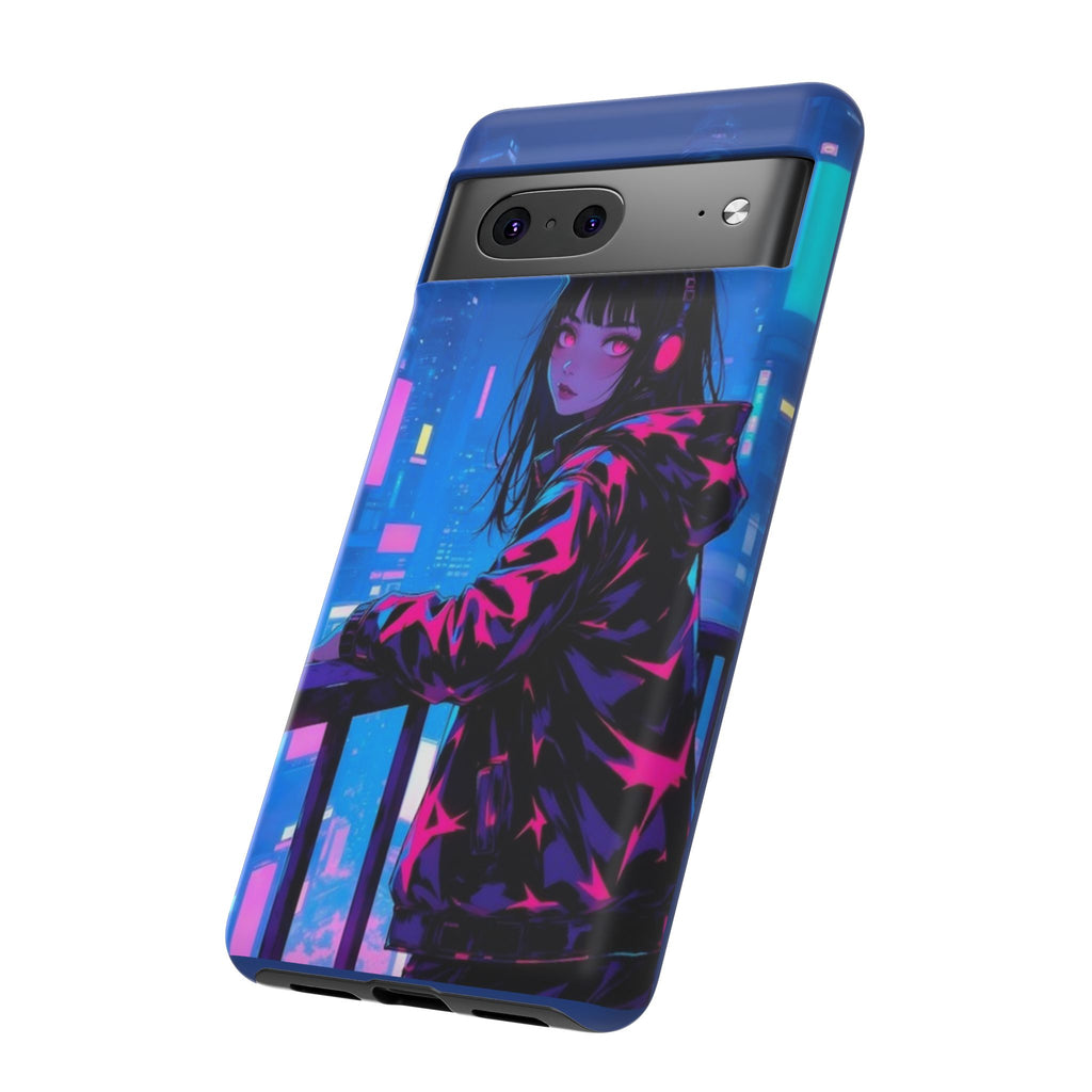 Futuristic Phone Case, Cyberpunk Aesthetic, Tough Phone Cover, Urban Style, Gift for Tech Lovers, Unique Phone Accessories, Streetwear [...]