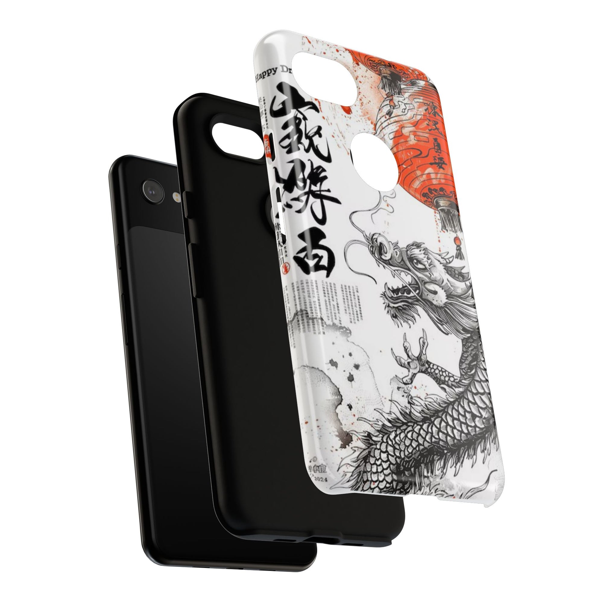 Dragon Design Phone Case, Tough Cases with Chinese Art for Unique Style, Gift for Art Lovers, Phone Protection, Trendy Accessories
