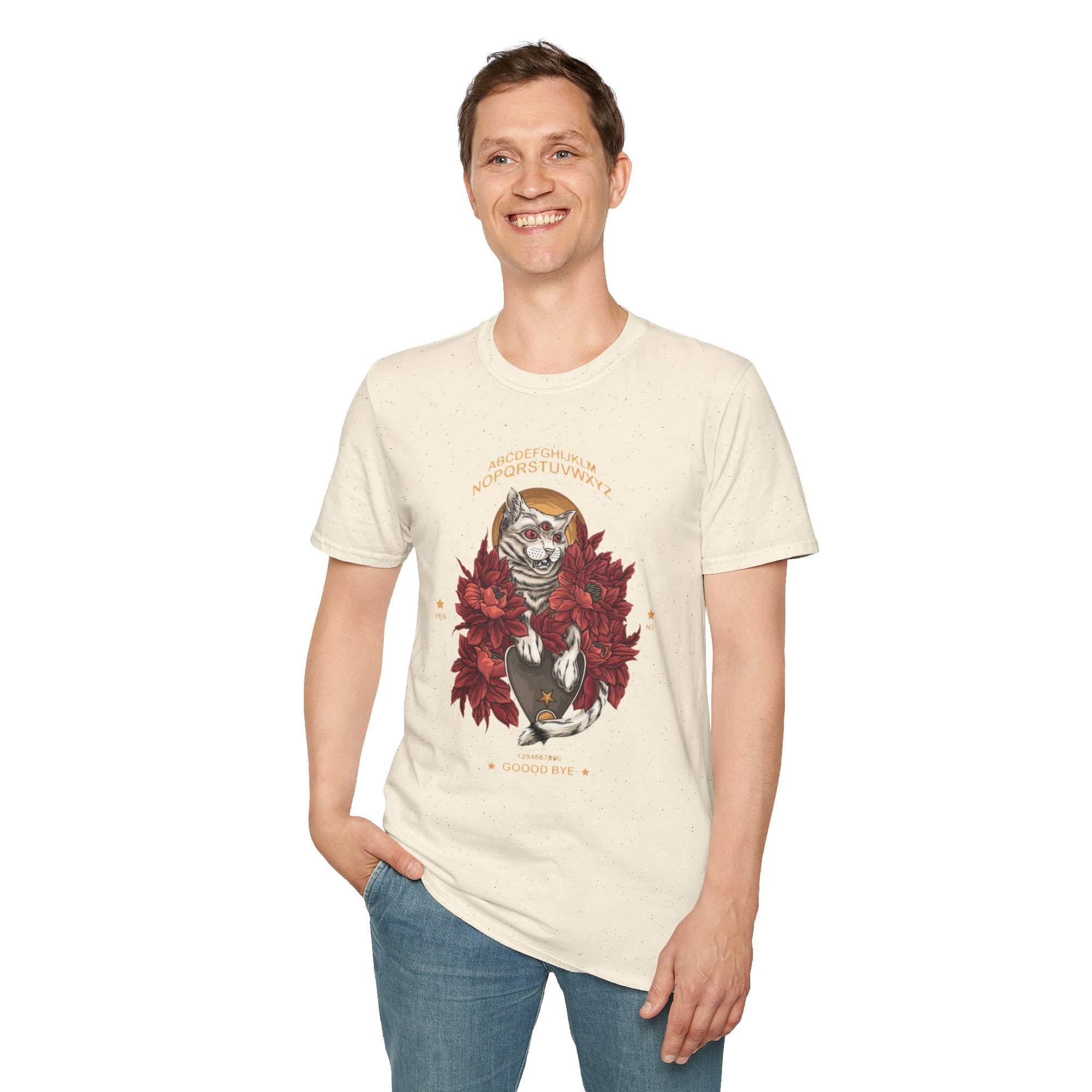 Nature-Inspired Graphic Unisex T-Shirt, Cozy Fall Vibes, Animal Lover Gift, Perfect for Autumn Celebrations, Unique Animal Design