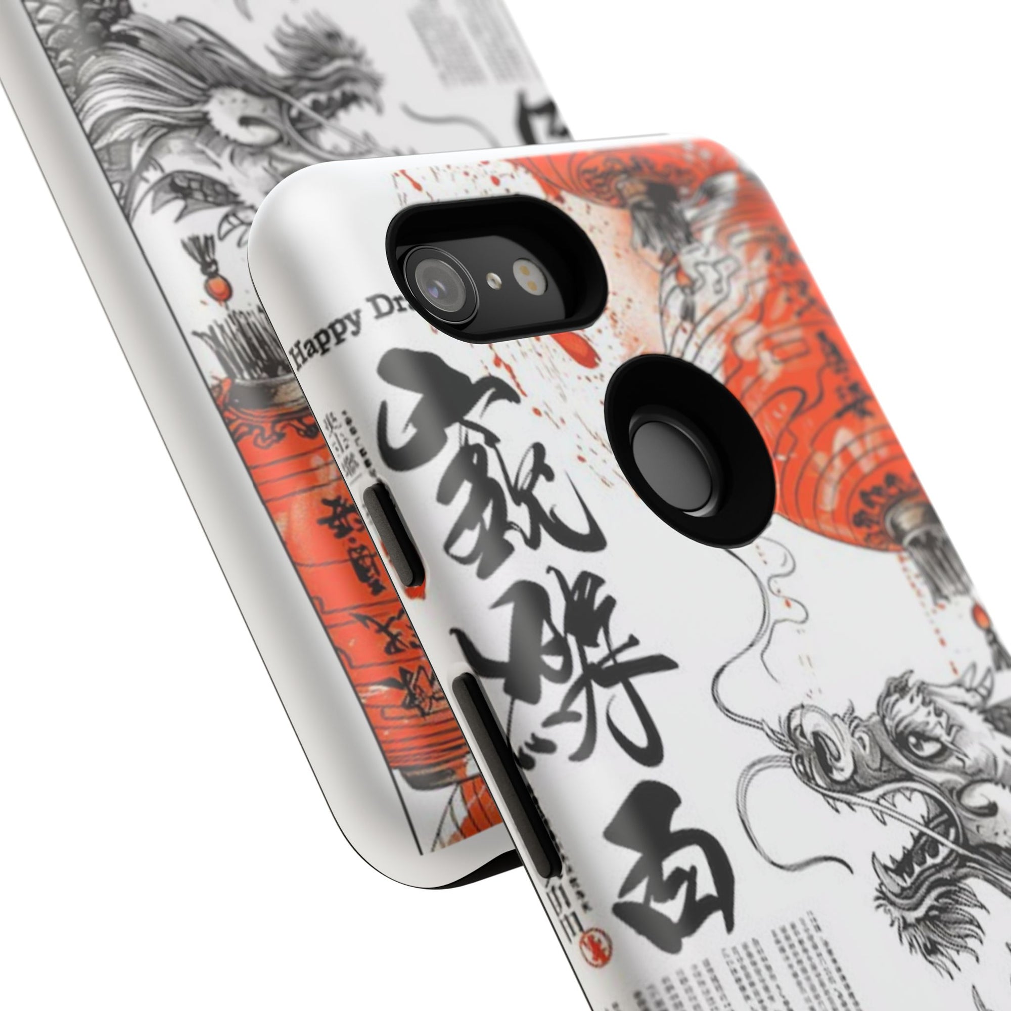 Dragon Design Phone Case, Tough Cases with Chinese Art for Unique Style, Gift for Art Lovers, Phone Protection, Trendy Accessories