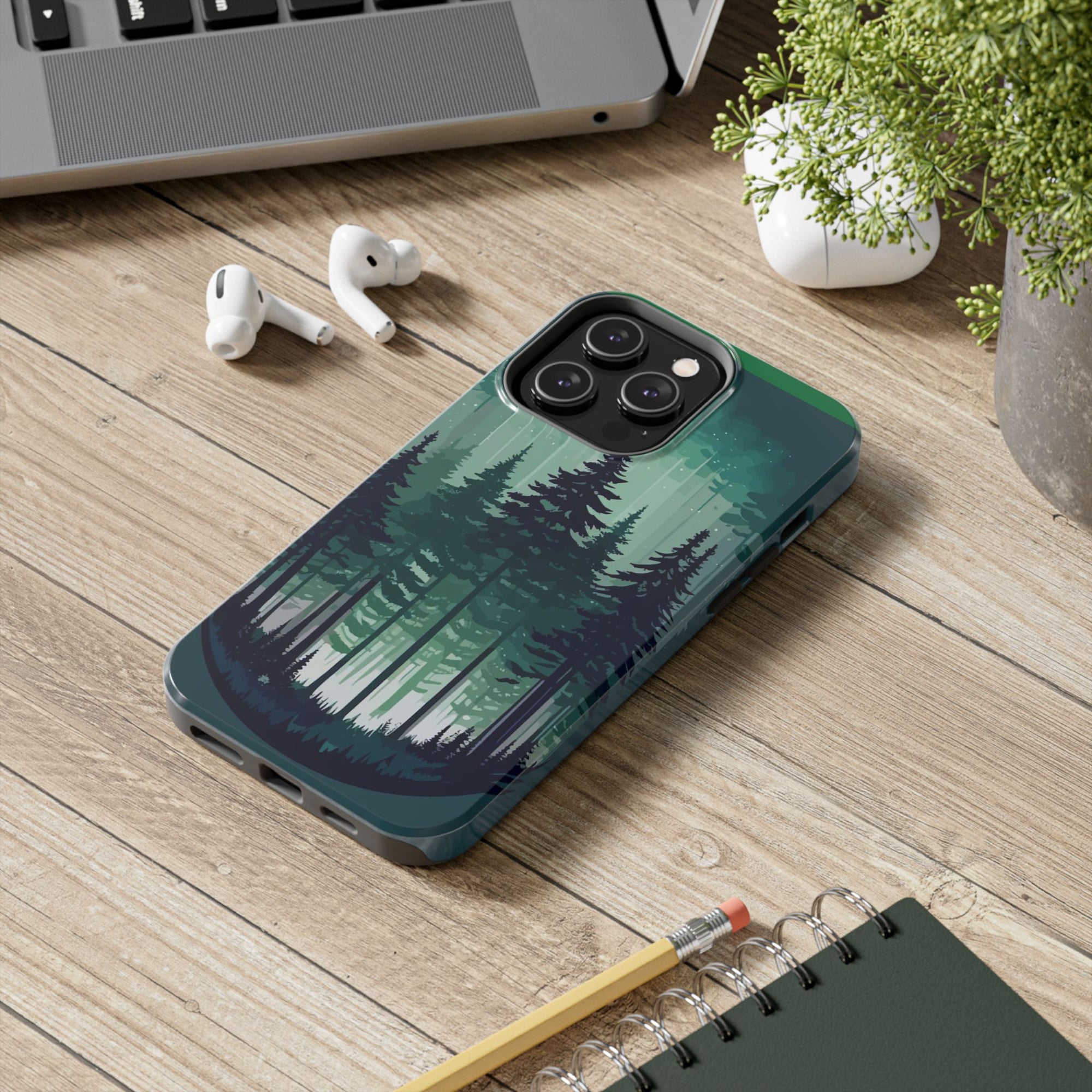 Tough Phone Cases – Forest Vibe, Nature Lover Gift, Outdoor Adventure Accessory, Eco-Friendly Phone Protection, Unique Gift Idea