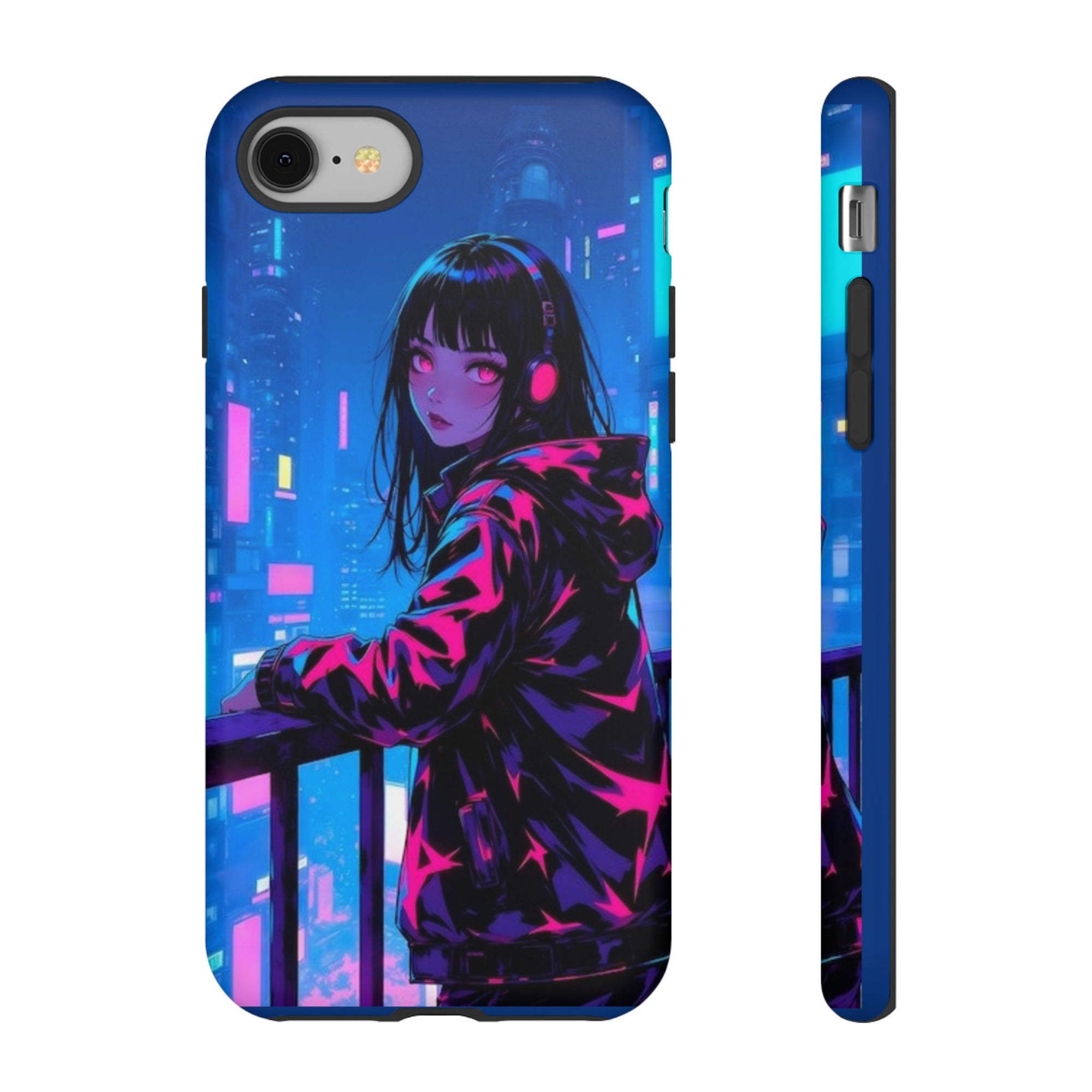 Futuristic Phone Case, Cyberpunk Aesthetic, Tough Phone Cover, Urban Style, Gift for Tech Lovers, Unique Phone Accessories, Streetwear [...]