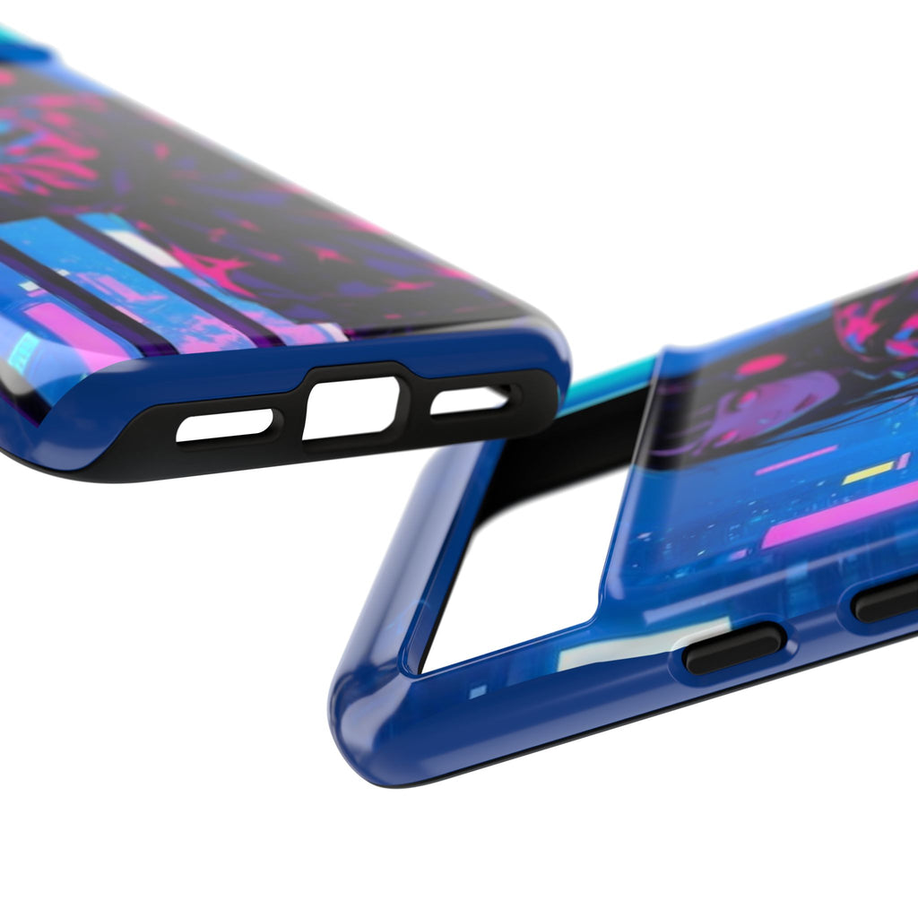 Futuristic Phone Case, Cyberpunk Aesthetic, Tough Phone Cover, Urban Style, Gift for Tech Lovers, Unique Phone Accessories, Streetwear [...]