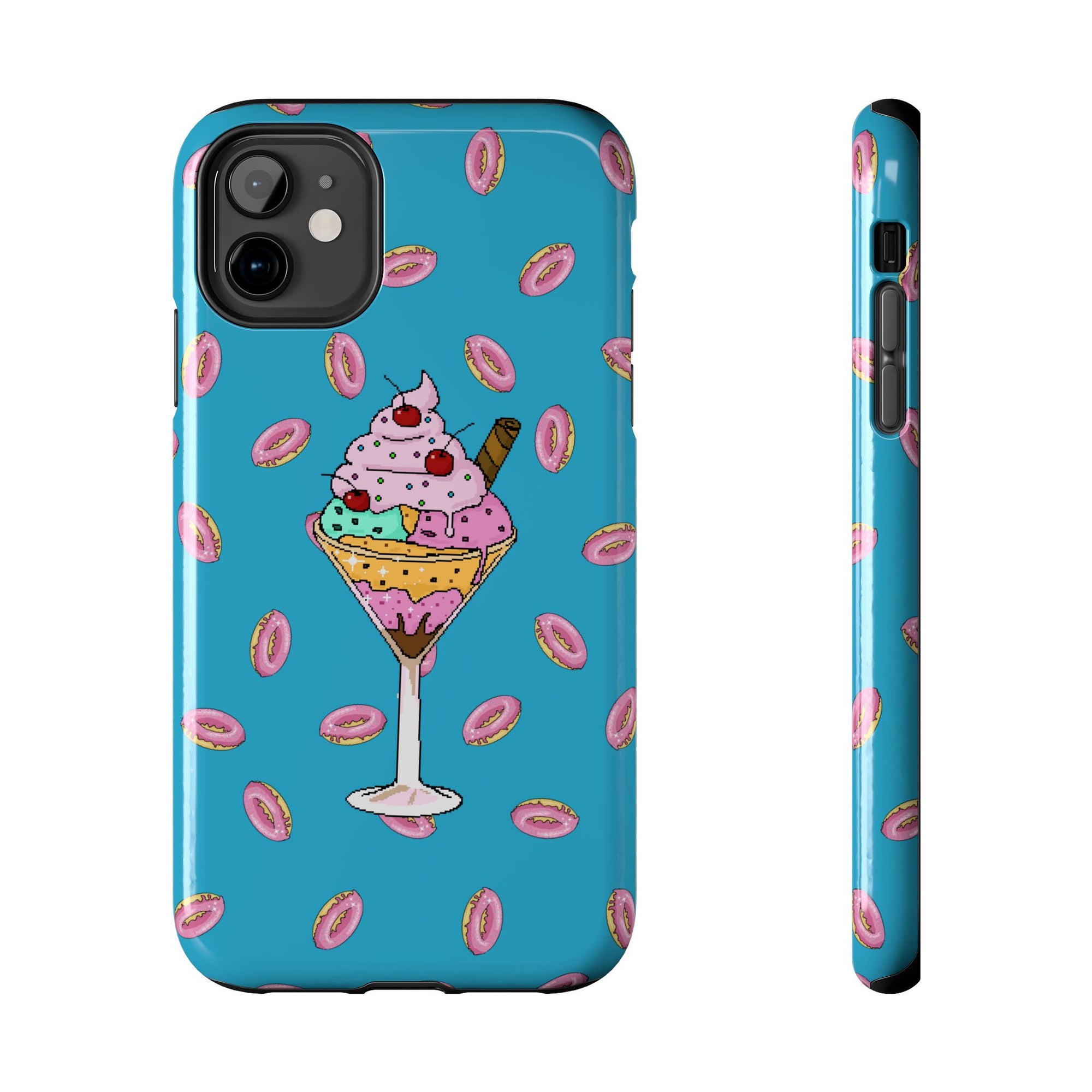 Cute Dessert Phone Cases, Fun iPhone Covers, Quirky Phone Accessories, Donut Lovers Gift, Ice Cream Phone Protector