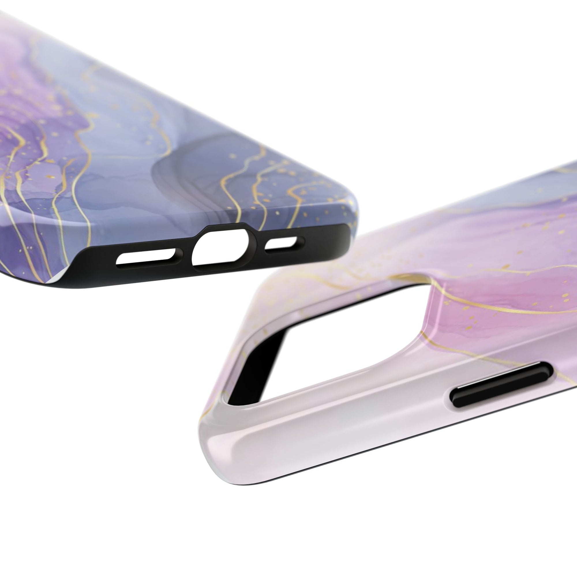 Elegant Abstract Tough Phone Cases for Stylish Protection, Gift for Her, Phone Accessories, Lavender Marble Design, Phone Cover for [...]