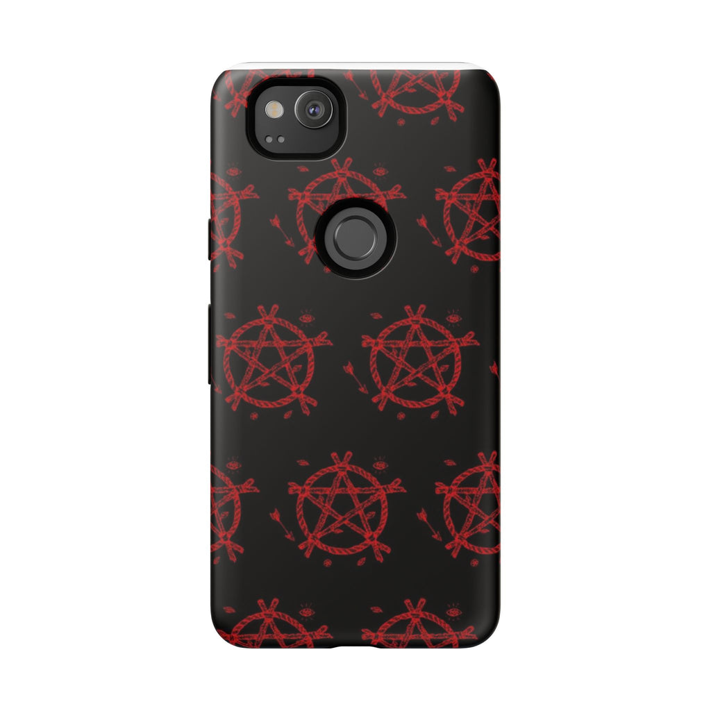 Anarchist iPhone Case, Tough Phone Cover, Punk Style Accessory, Unique Gift for Rebels, Goth Aesthetic Phone Case