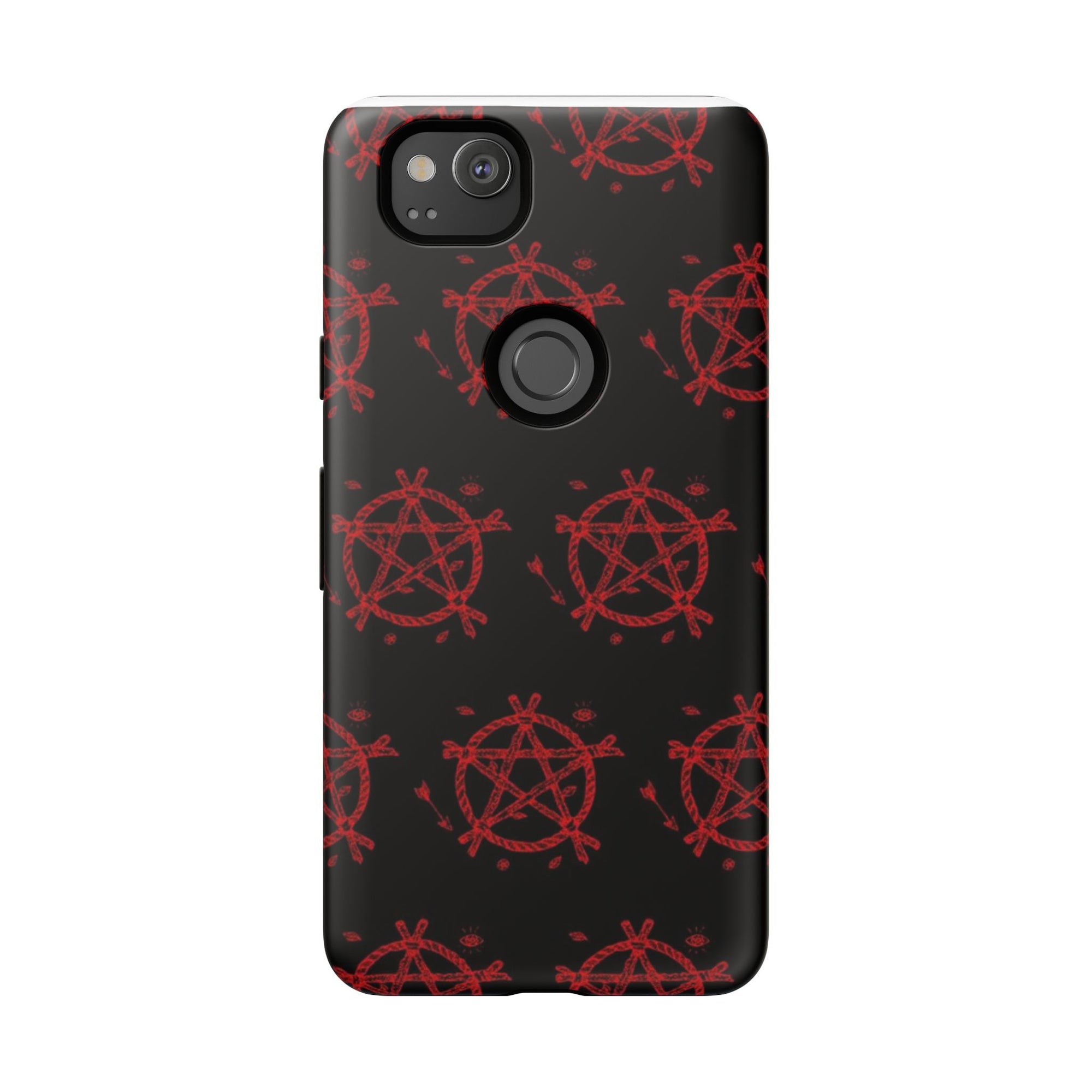 Anarchist iPhone Case, Tough Phone Cover, Punk Style Accessory, Unique Gift for Rebels, Goth Aesthetic Phone Case