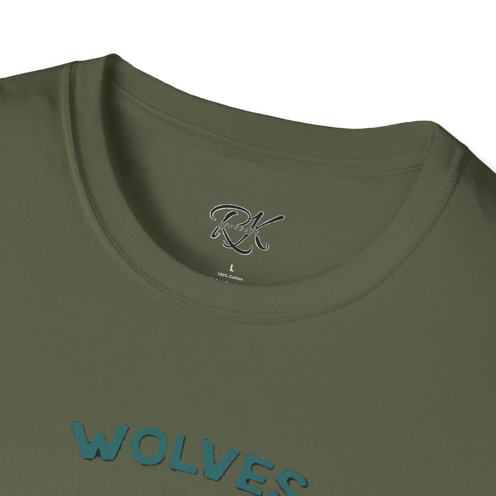 Wolf Graphic Unisex T-Shirt, Nature Lovers Tee, Gift for Animal Enthusiasts, Casual Wear, Eco-Friendly Fashion