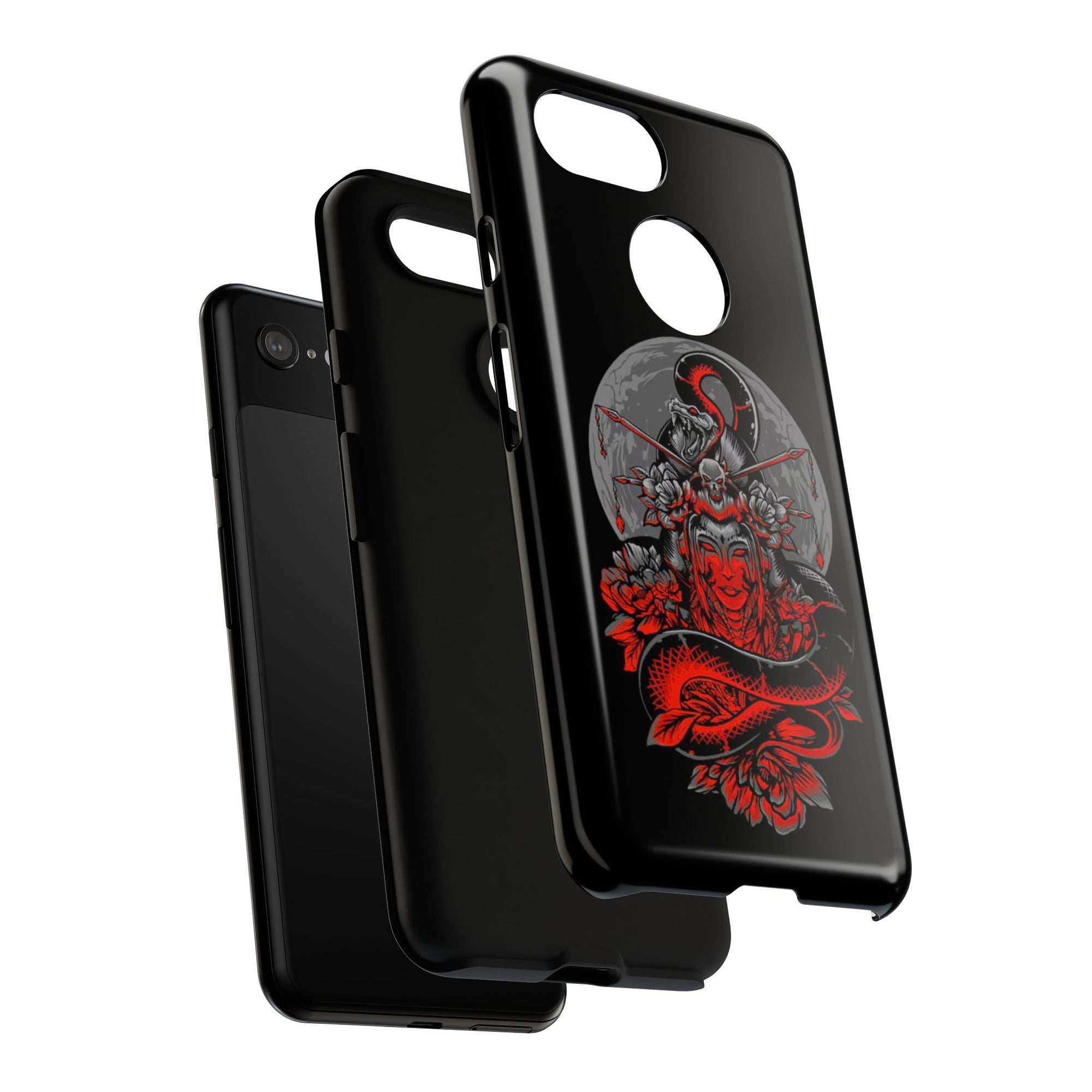 Tough Cases for iPhone, Dragon & Warrior Design, Durable Phone Protection, Perfect Gift for Tech Lovers, Unique Gifting