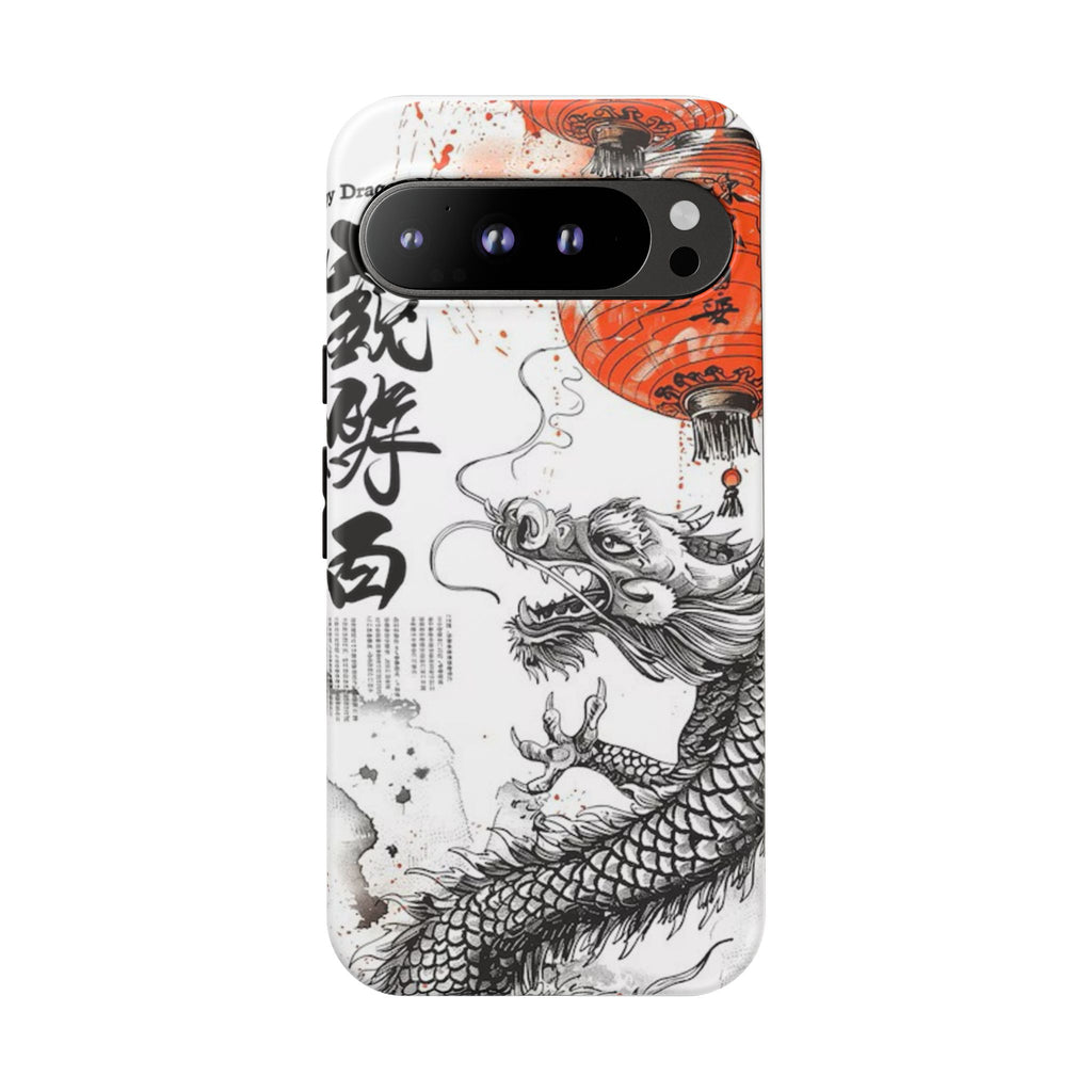 Dragon Design Phone Case, Tough Cases with Chinese Art for Unique Style, Gift for Art Lovers, Phone Protection, Trendy Accessories