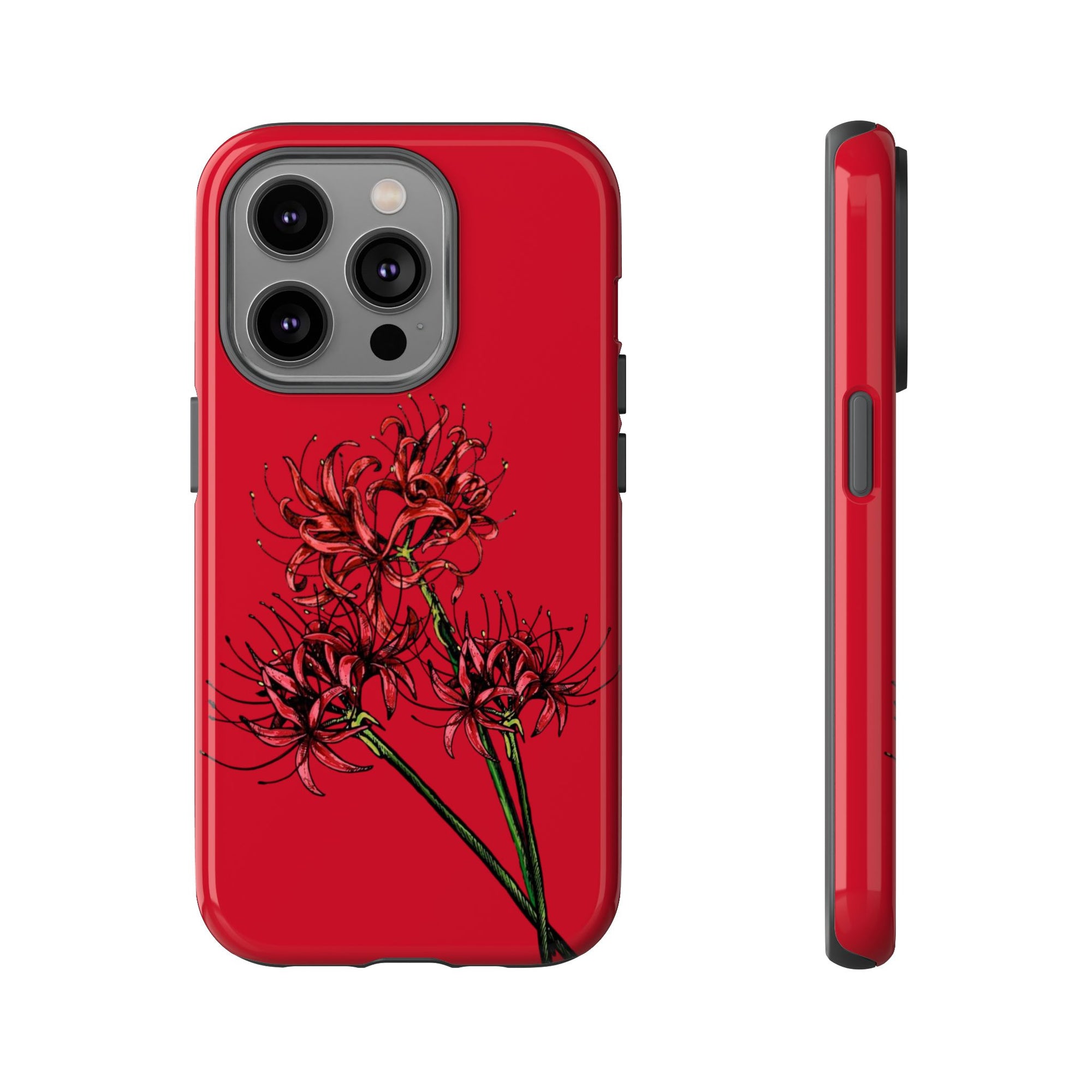 Floral Phone Case, Cute Durable Case for Plants Lovers, Stylish Tech Accessories, Gift for Her, Autumn Decor