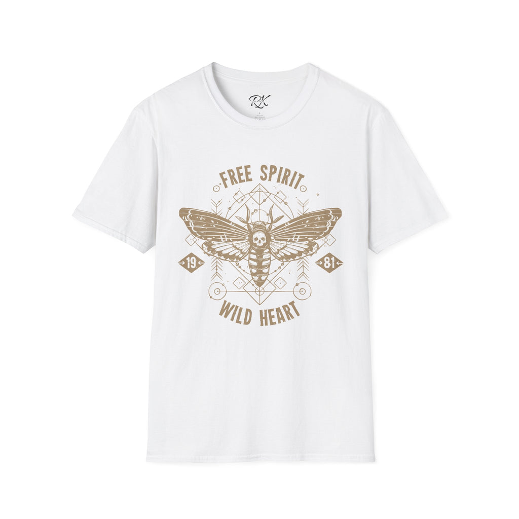 Free Spirit Wild Heart Unisex T-Shirt, Boho Graphic Tee, Nature Lover Shirt, Gift for Adventurers, Casual Wear, Everyday Comfort