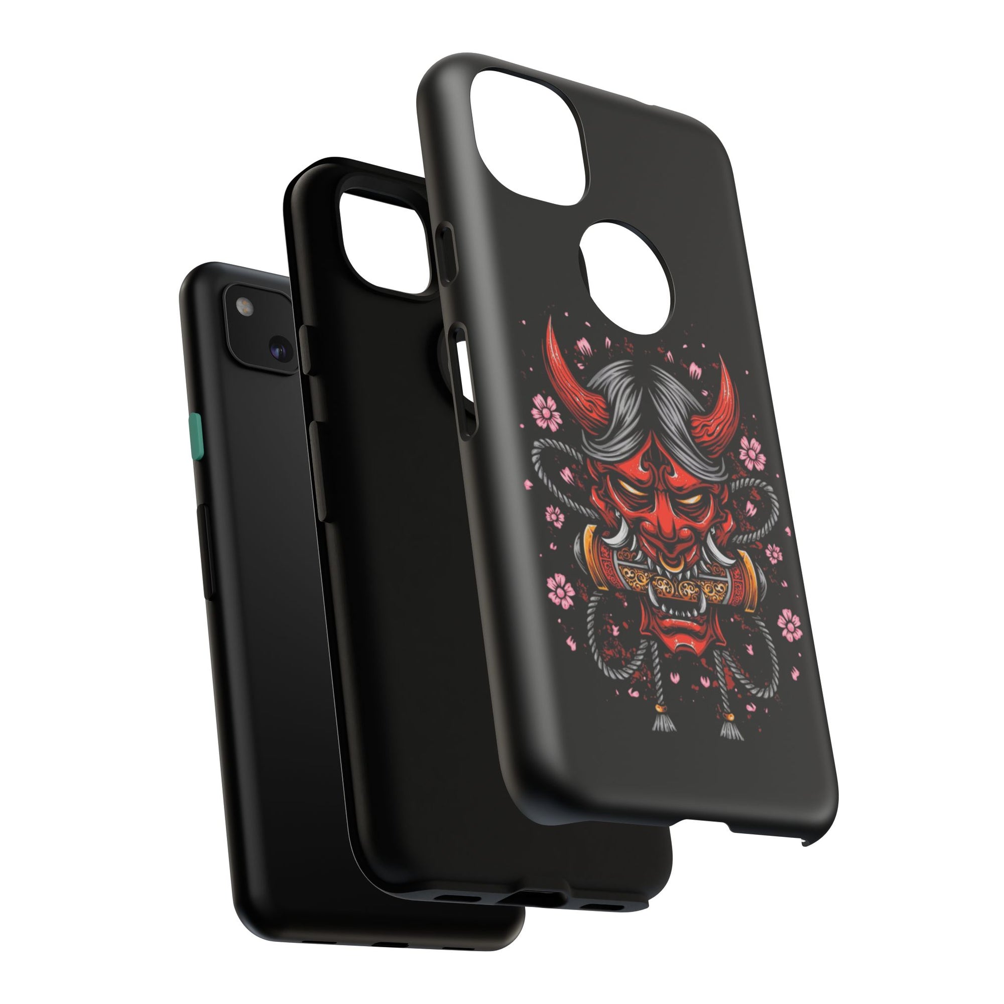 Tough Cases: Fierce Demon Phone Case, Edgy Phone Cover, Protect Your Device, Gift for Anime Fans, Unique Artwork Case