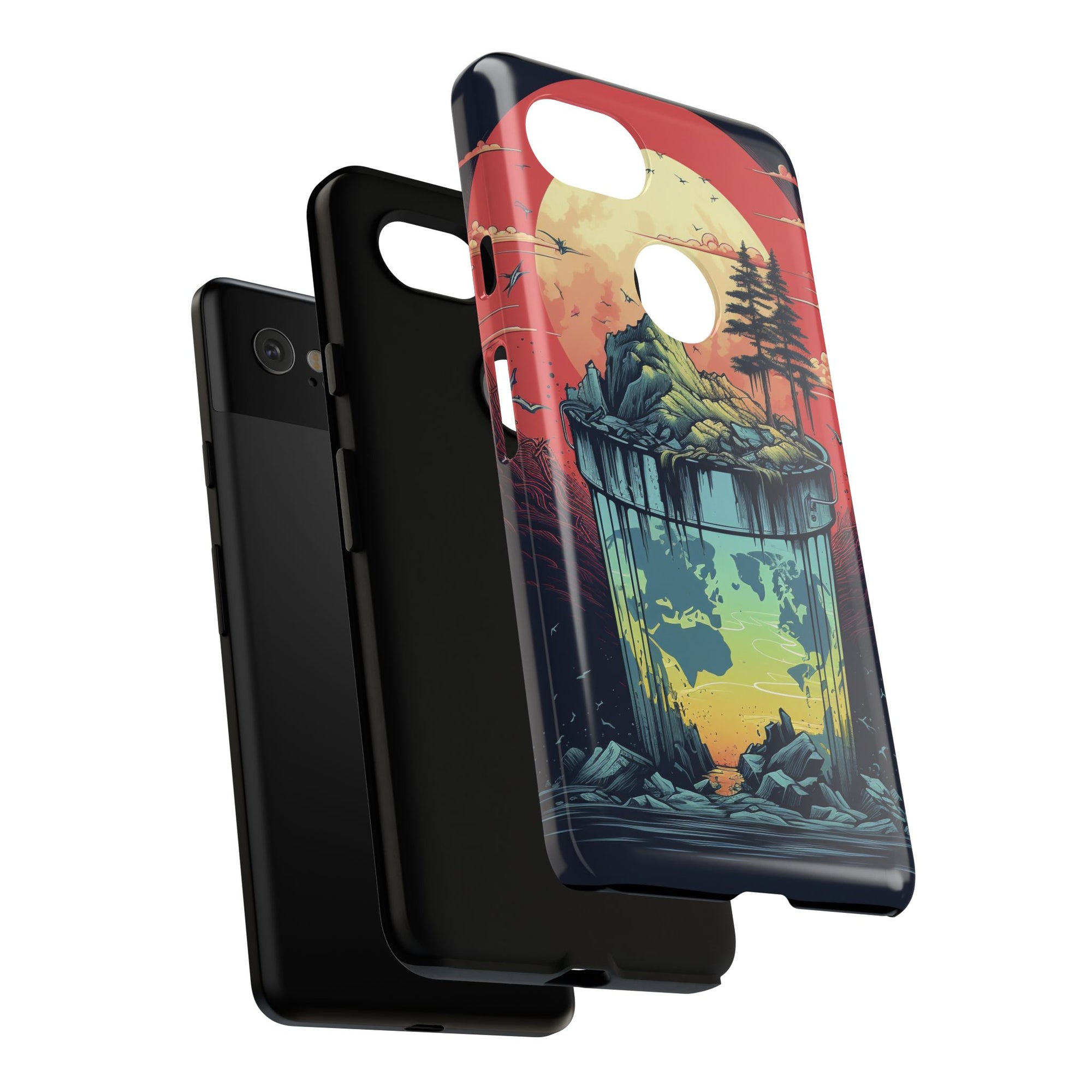 Vibrant Nature-Themed Phone Case, Tough Cases for Adventurers, Eco-Friendly, Trendy Phone Accessory, Great Gift for Nature Lovers
