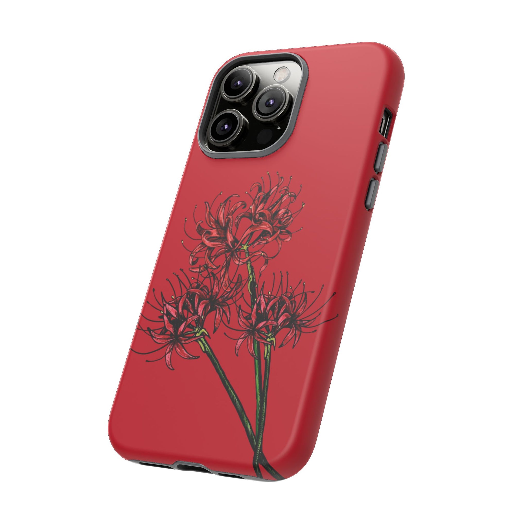Floral Phone Case, Cute Durable Case for Plants Lovers, Stylish Tech Accessories, Gift for Her, Autumn Decor