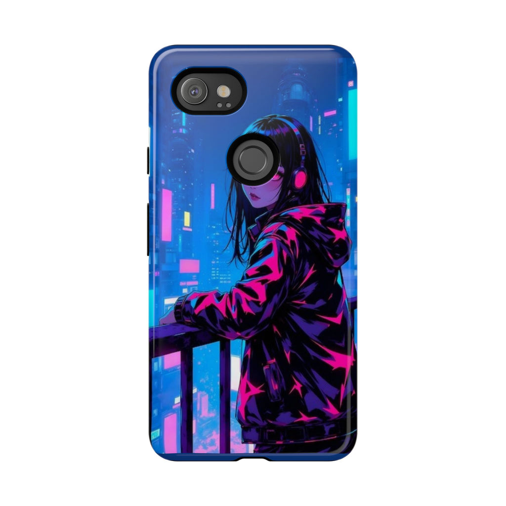 Futuristic Phone Case, Cyberpunk Aesthetic, Tough Phone Cover, Urban Style, Gift for Tech Lovers, Unique Phone Accessories, Streetwear [...]