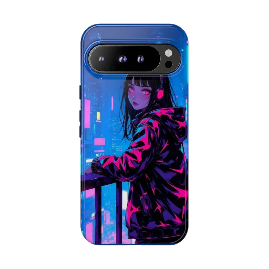 Futuristic Phone Case, Cyberpunk Aesthetic, Tough Phone Cover, Urban Style, Gift for Tech Lovers, Unique Phone Accessories, Streetwear [...]