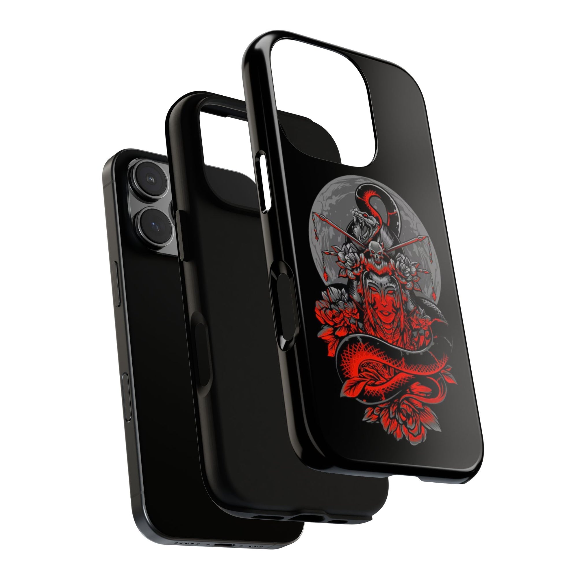 Tough Cases for iPhone, Dragon & Warrior Design, Durable Phone Protection, Perfect Gift for Tech Lovers, Unique Gifting
