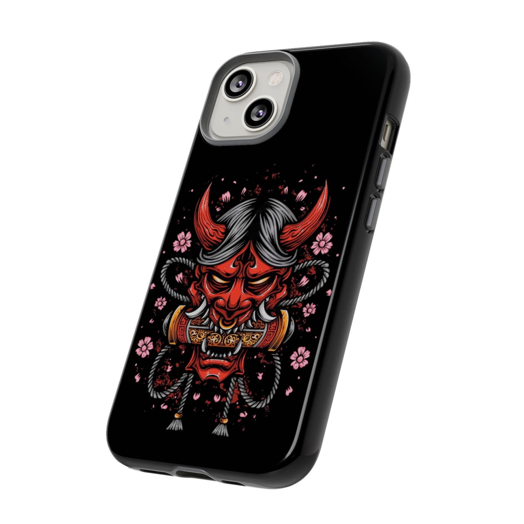 Tough Cases: Fierce Demon Phone Case, Edgy Phone Cover, Protect Your Device, Gift for Anime Fans, Unique Artwork Case