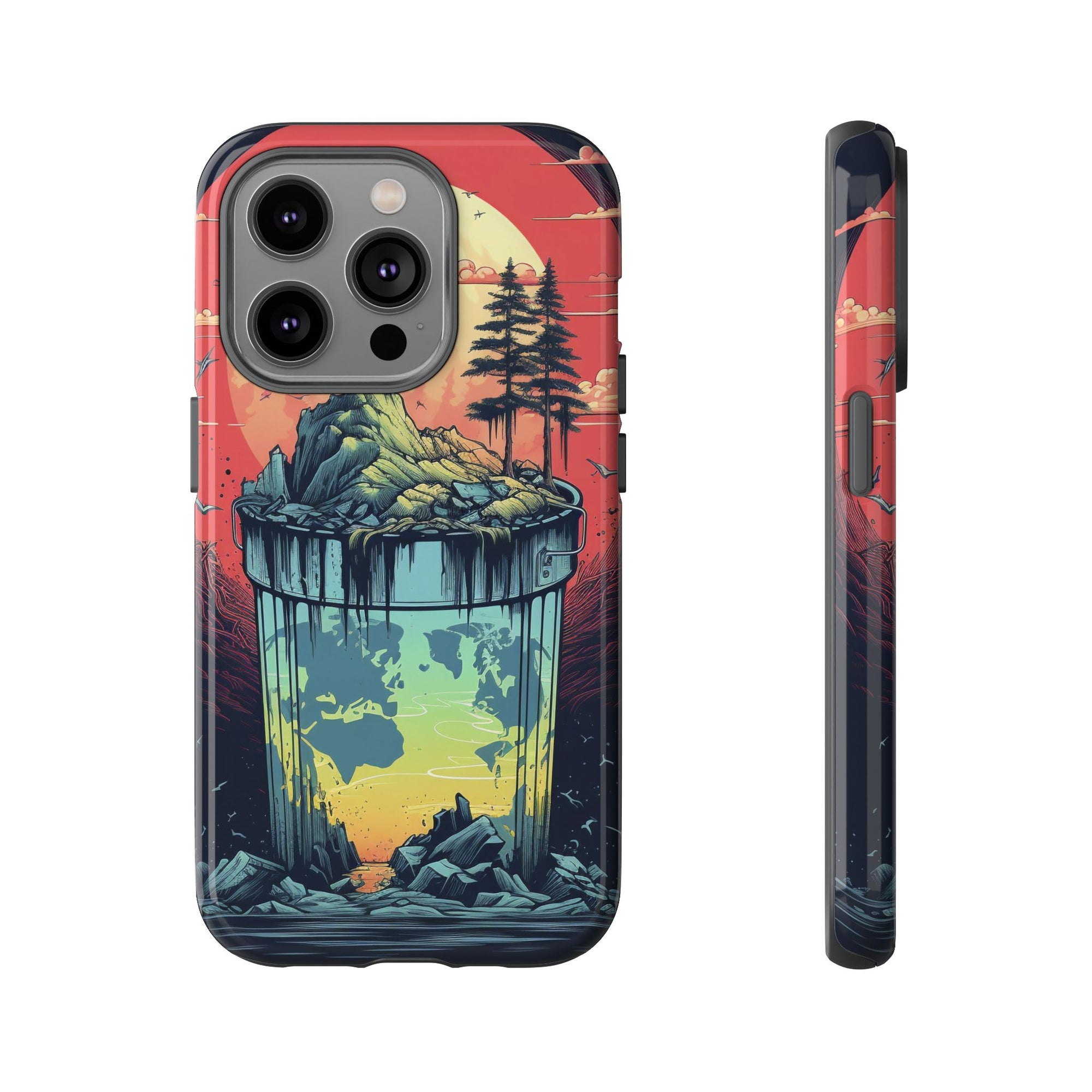 Vibrant Nature-Themed Phone Case, Tough Cases for Adventurers, Eco-Friendly, Trendy Phone Accessory, Great Gift for Nature Lovers