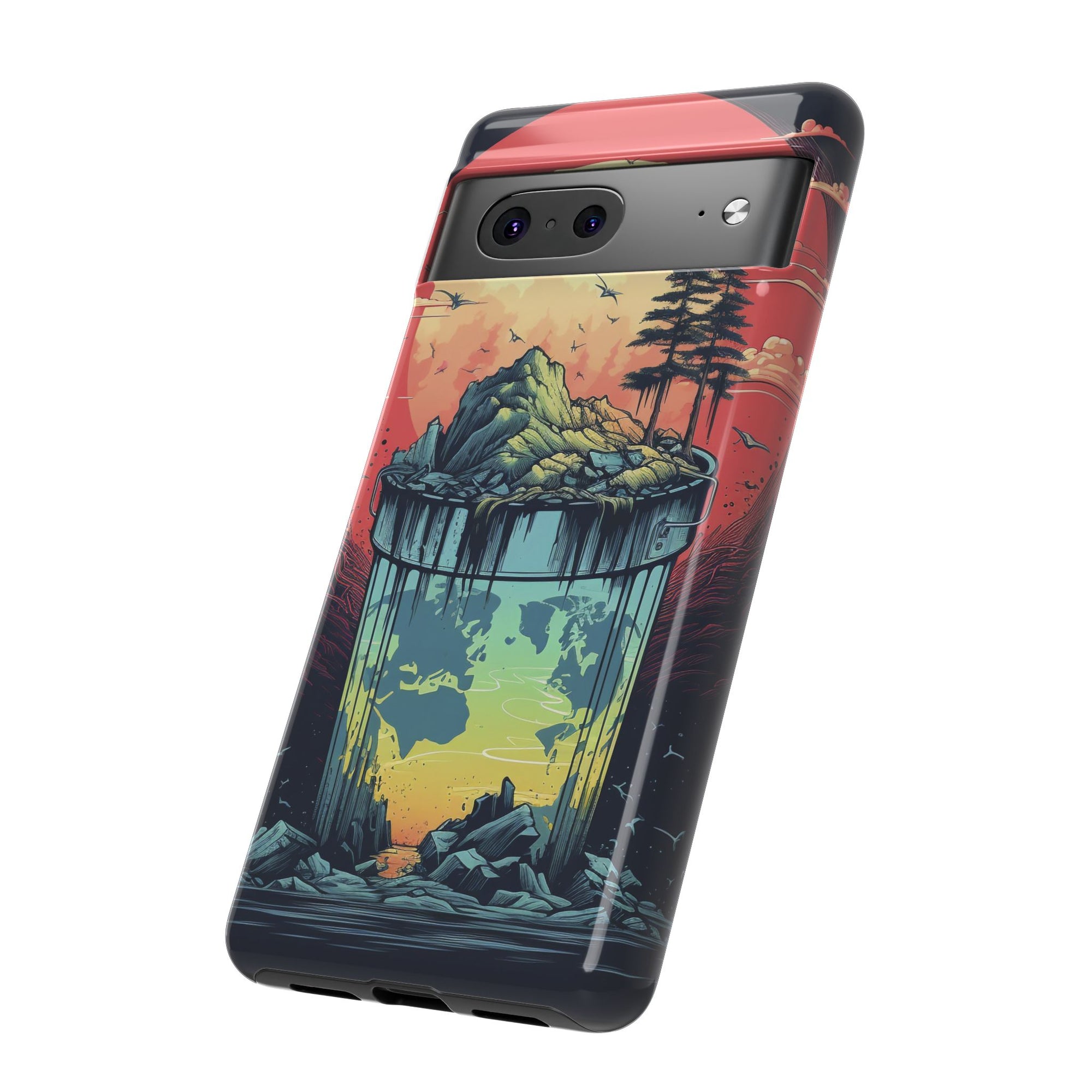 Vibrant Nature-Themed Phone Case, Tough Cases for Adventurers, Eco-Friendly, Trendy Phone Accessory, Great Gift for Nature Lovers