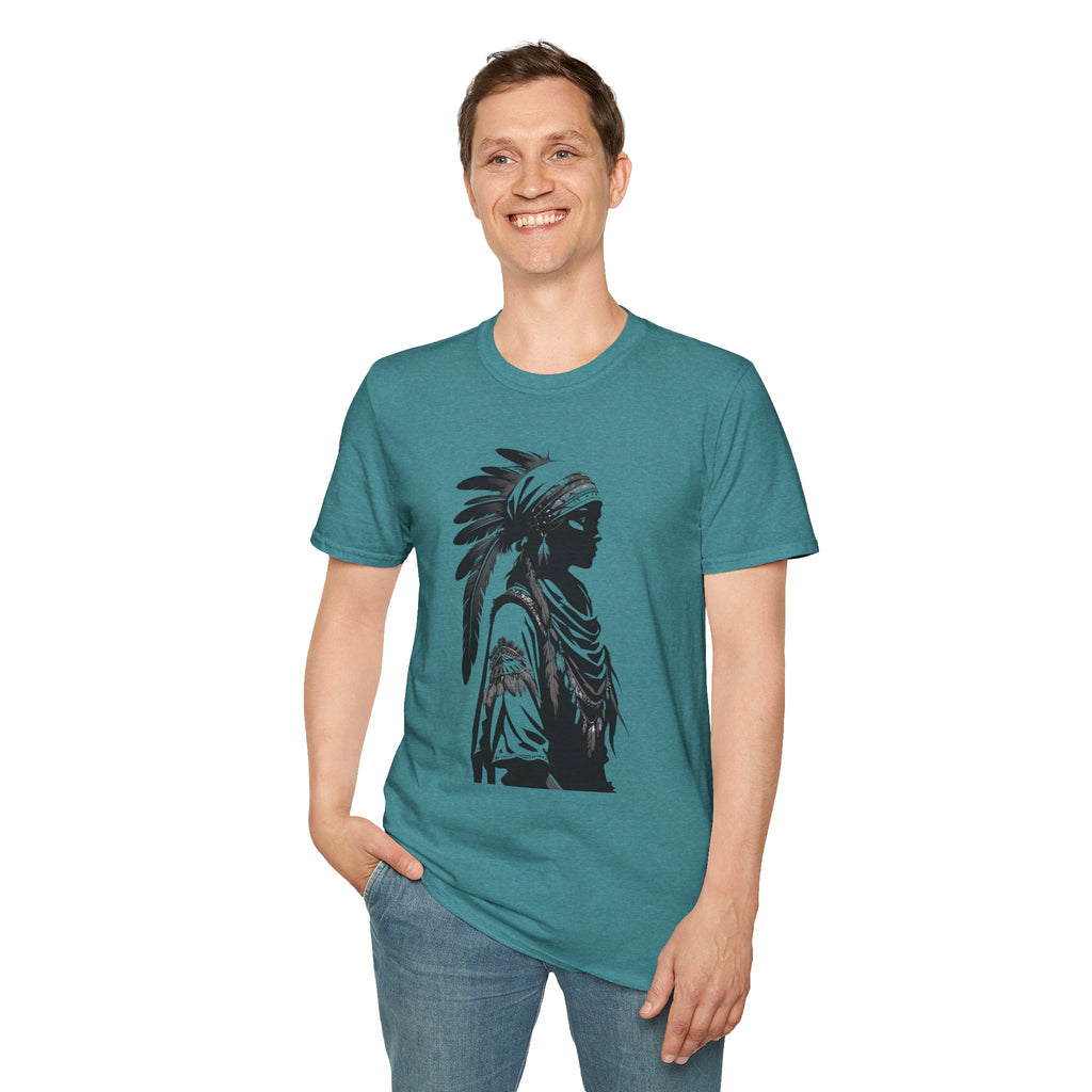 Bohemian Native Style T-Shirt, Comfortable Graphic Tee, Unisex Casual Wear, Gift for Culture Lovers, Perfect for Festivals, Everyday Style