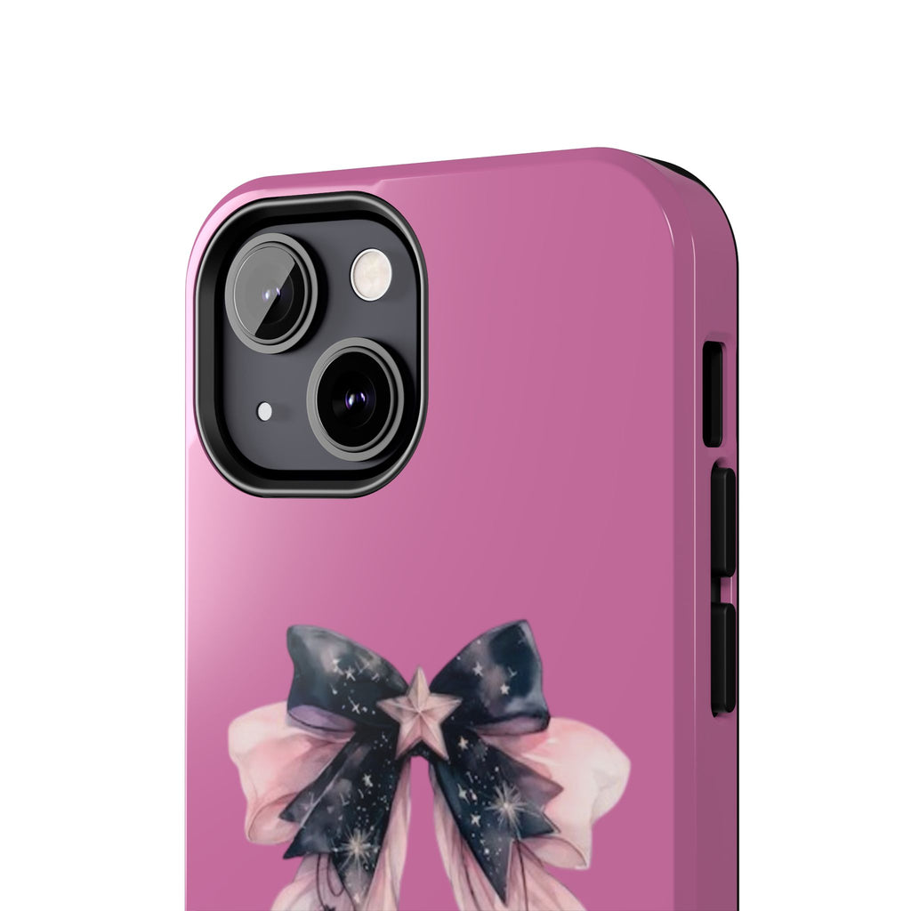 Pink Ribbon Tough Phone Cases, Galaxy Phone Covers, Chic Phone Protection, Ideal Gift for Her, Stylish Tech Accessories