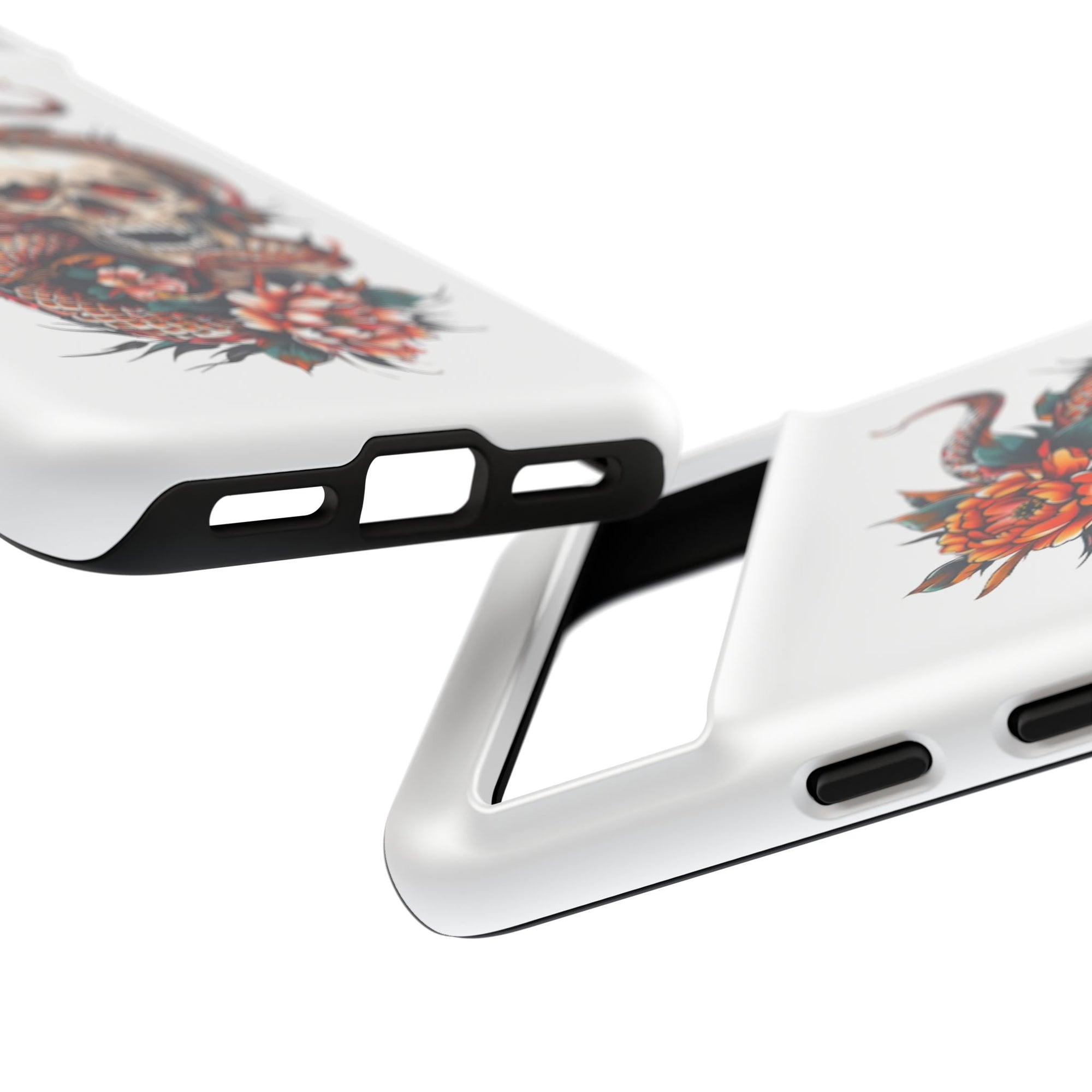 Tough Cases: Skull and Snake Phone Cases, Edgy Accessories, Alternative Fashion, Quirky Gift Ideas, Gothic Style